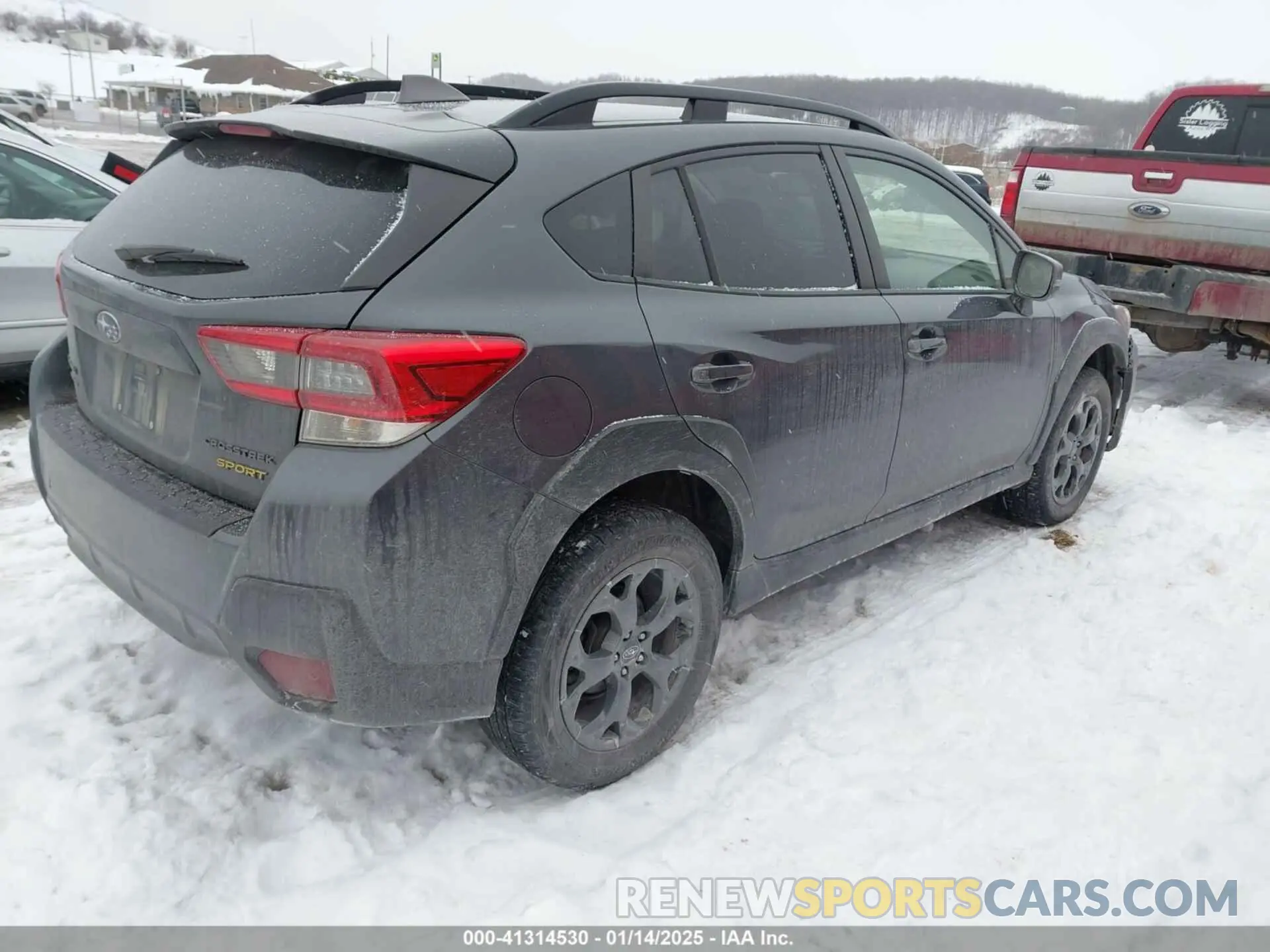 4 fotografías del automóvil dañado JF2GTHSC9MH684678 SUBARU CROSSTREK 2021