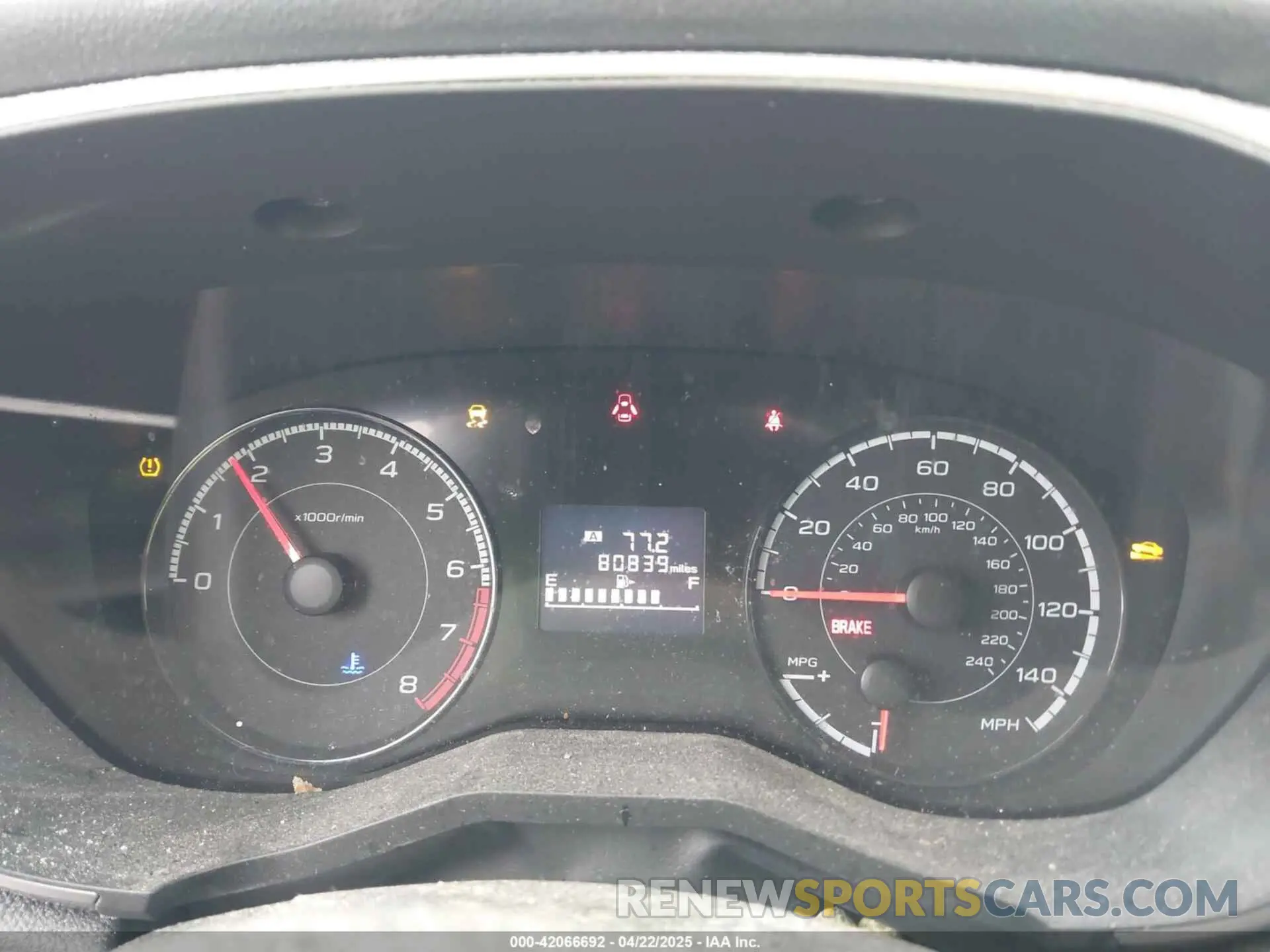 7 fotografías del automóvil dañado JF2GTACC2N9227597 SUBARU CROSSTREK 2022