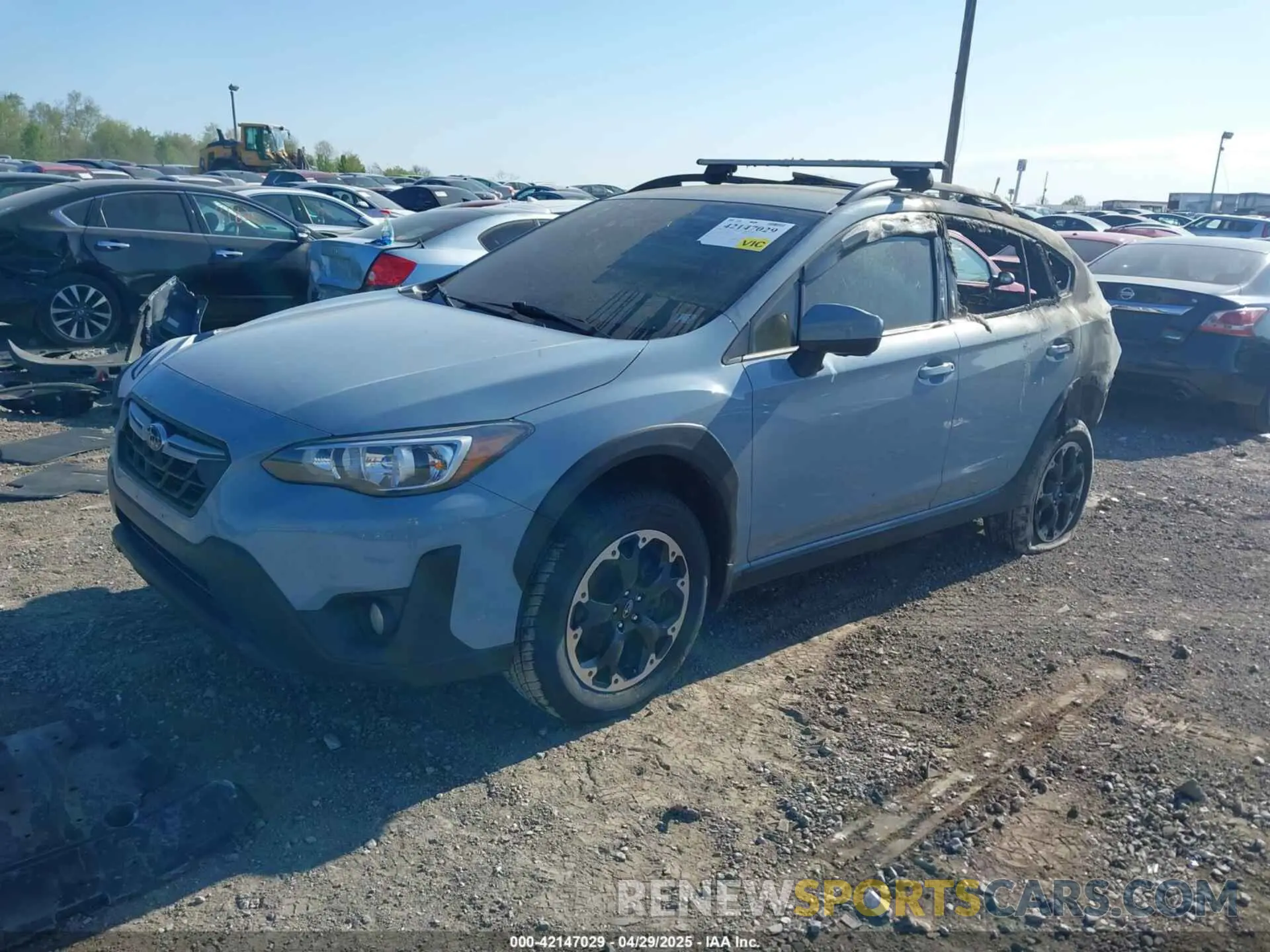 2 fotografías del automóvil dañado JF2GTACC8N9239365 SUBARU CROSSTREK 2022