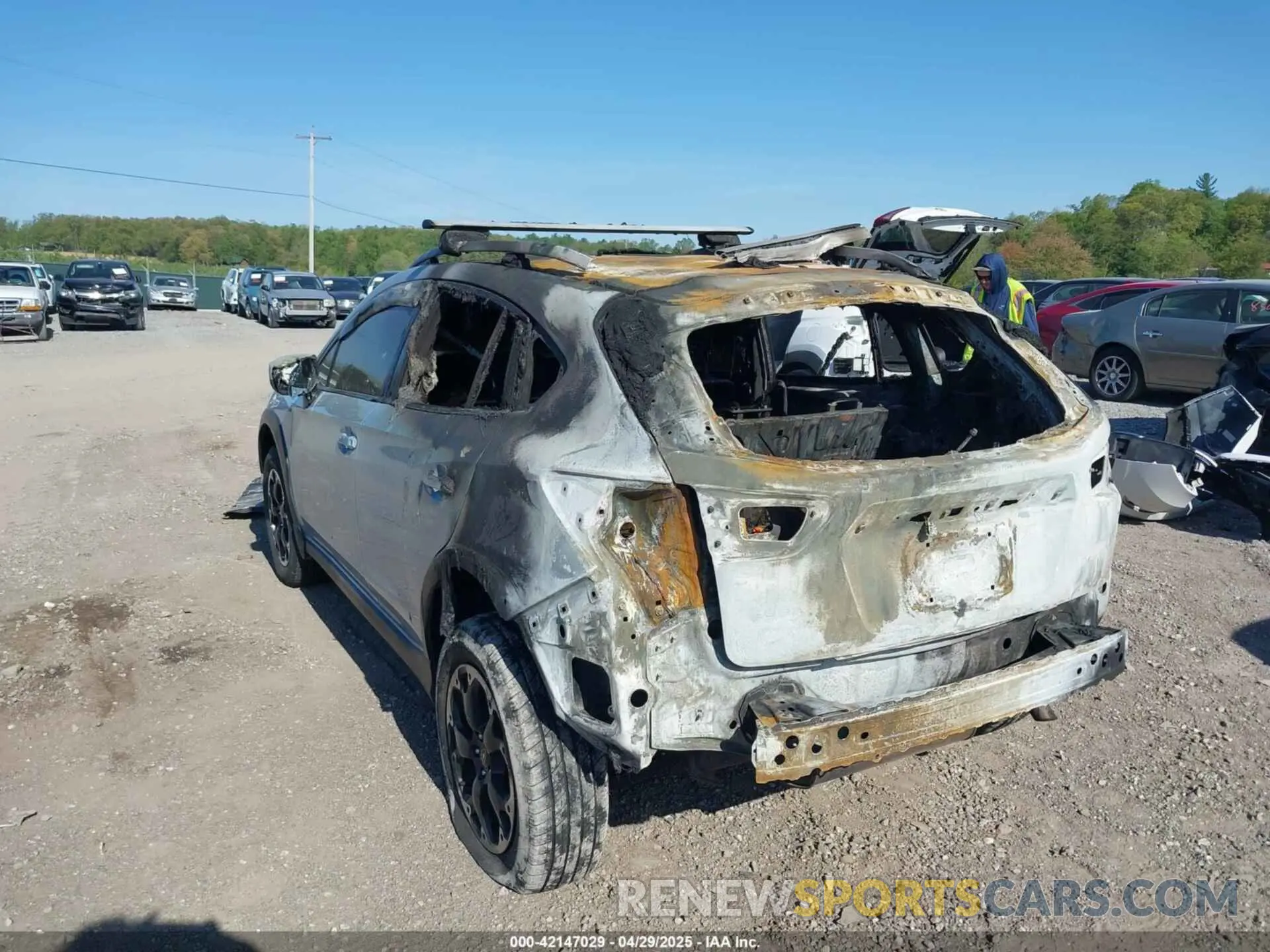 6 fotografías del automóvil dañado JF2GTACC8N9239365 SUBARU CROSSTREK 2022