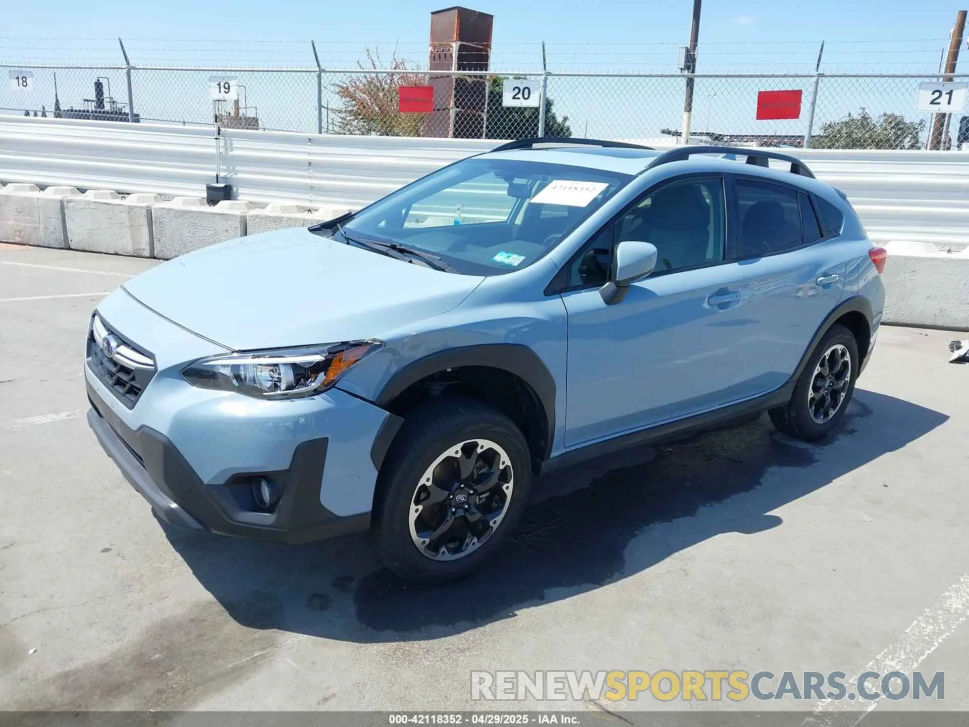 2 fotografías del automóvil dañado JF2GTAEC0N8202121 SUBARU CROSSTREK 2022