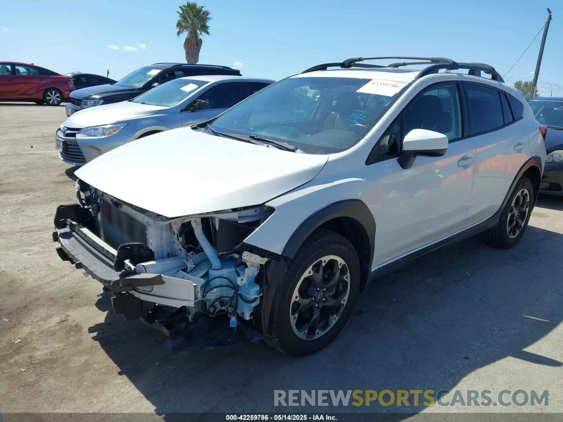 2 fotografías del automóvil dañado JF2GTAEC6N8220560 SUBARU CROSSTREK 2022