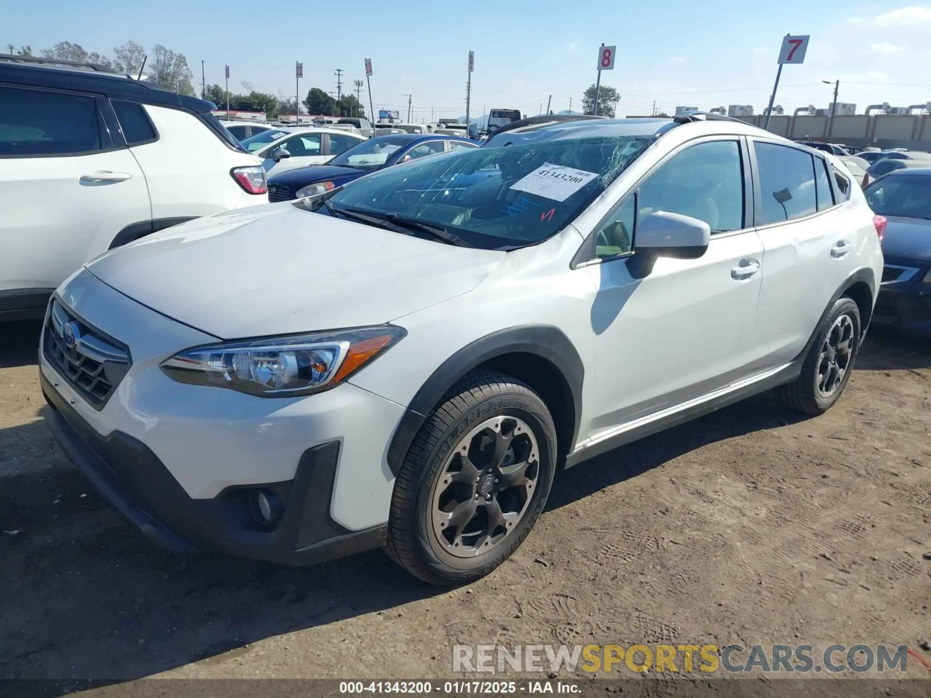 2 fotografías del automóvil dañado JF2GTAEC7NH230580 SUBARU CROSSTREK 2022
