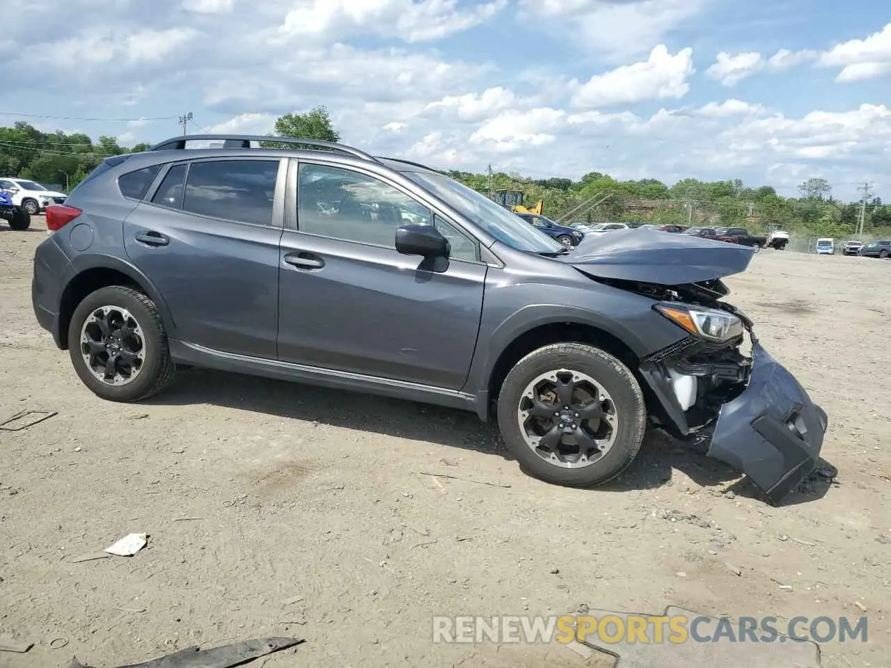 4 fotografías del automóvil dañado JF2GTAPC8NH257865 SUBARU CROSSTREK 2022