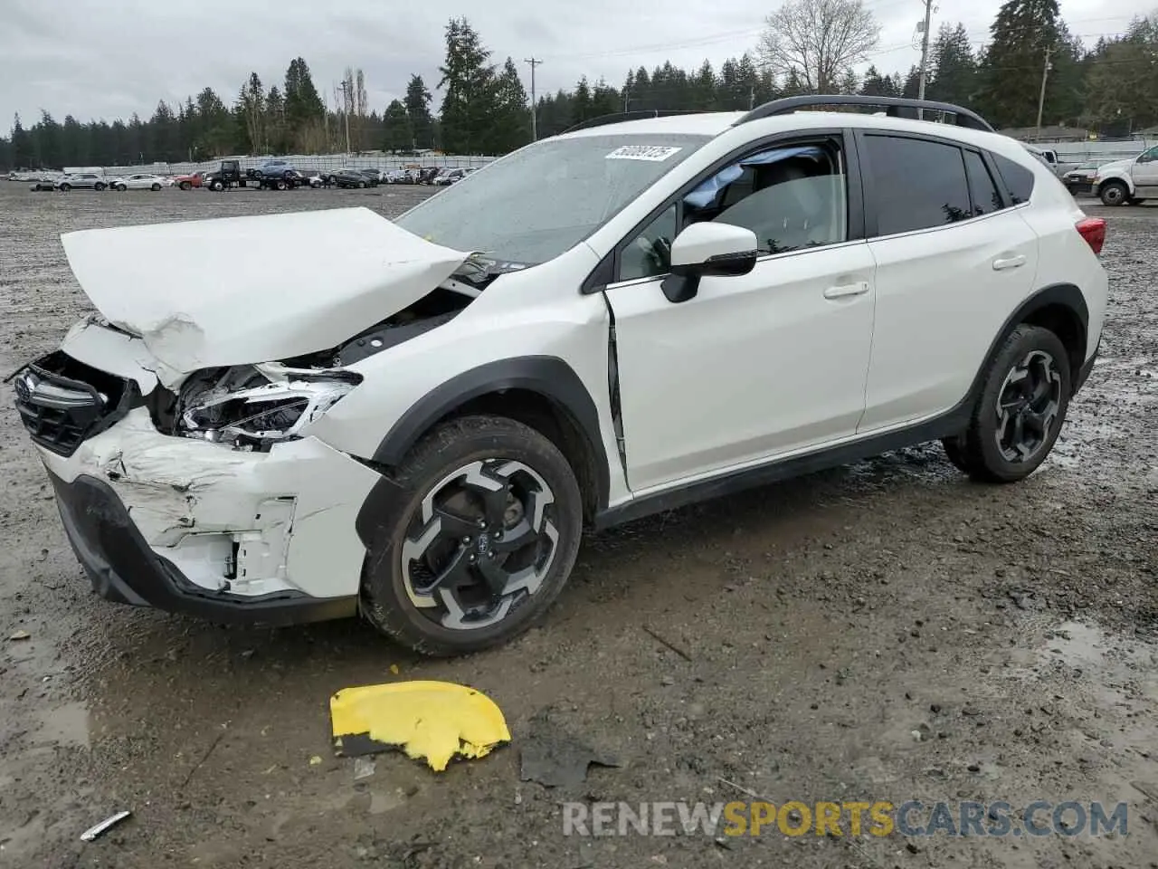 1 fotografías del automóvil dañado JF2GTHMC1N8278814 SUBARU CROSSTREK 2022