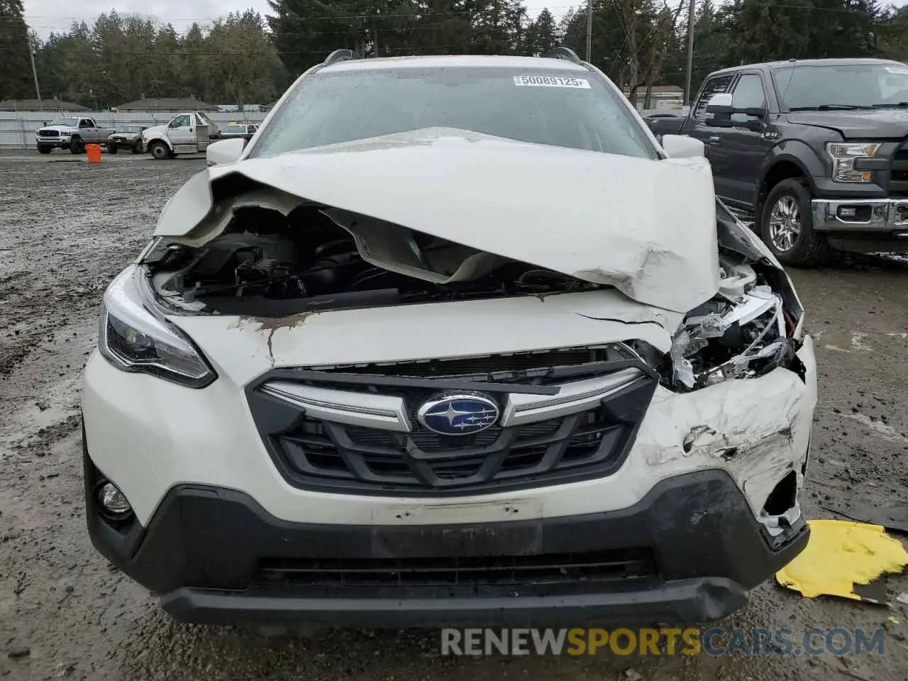 5 fotografías del automóvil dañado JF2GTHMC1N8278814 SUBARU CROSSTREK 2022