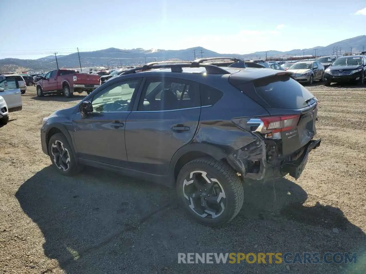 2 fotografías del automóvil dañado JF2GTHMC3N8249900 SUBARU CROSSTREK 2022
