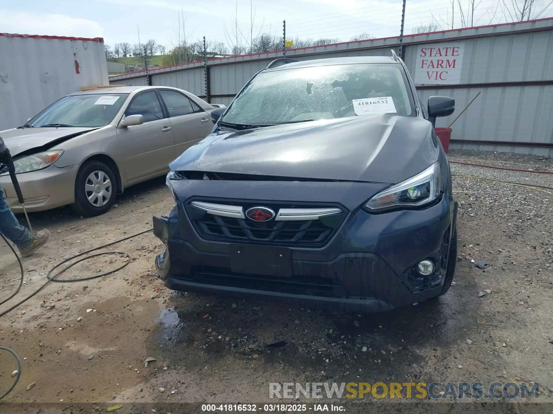 12 fotografías del automóvil dañado JF2GTHMC4N8216047 SUBARU CROSSTREK 2022