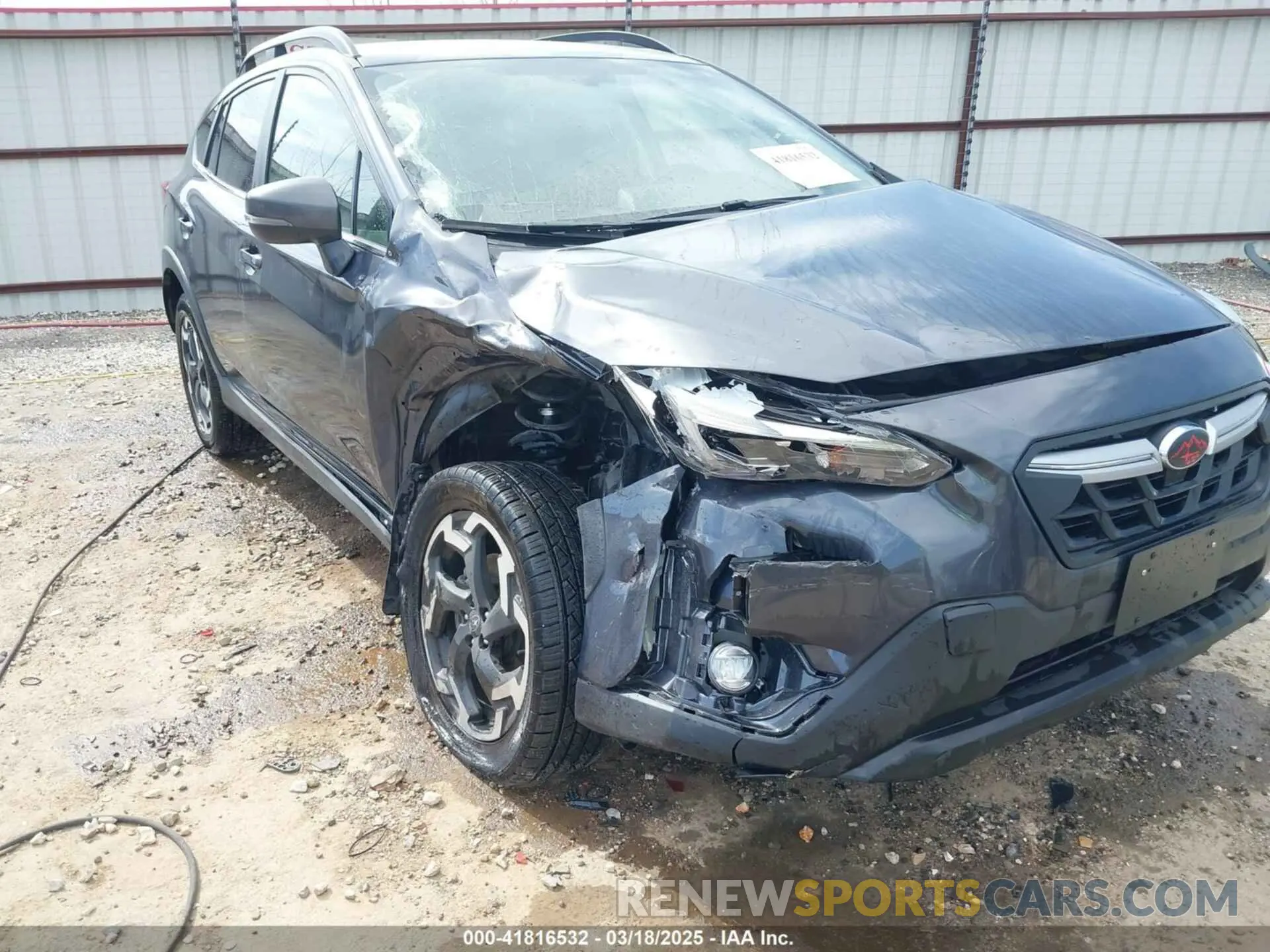 6 fotografías del automóvil dañado JF2GTHMC4N8216047 SUBARU CROSSTREK 2022