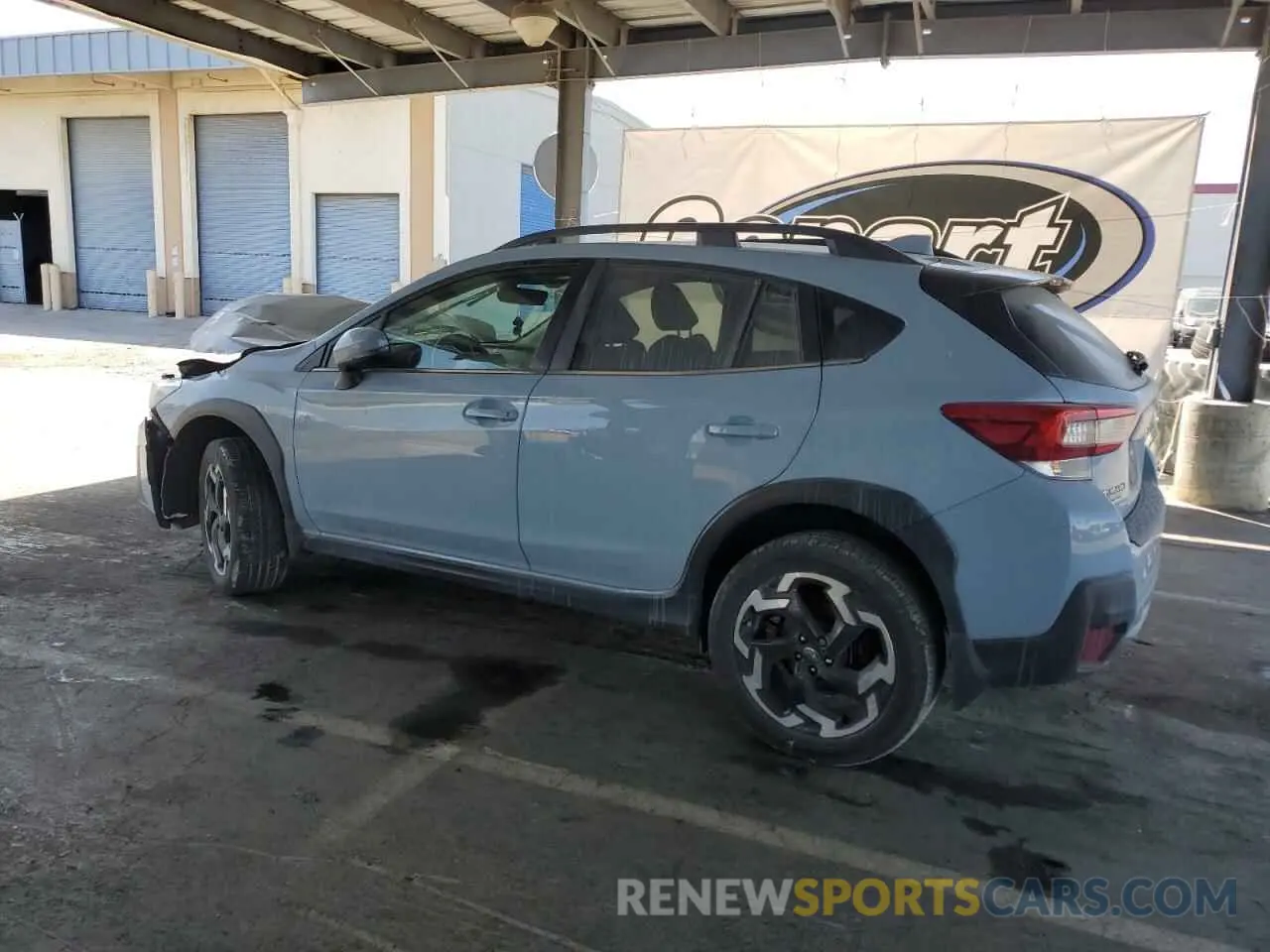 2 fotografías del automóvil dañado JF2GTHNC1NH287625 SUBARU CROSSTREK 2022