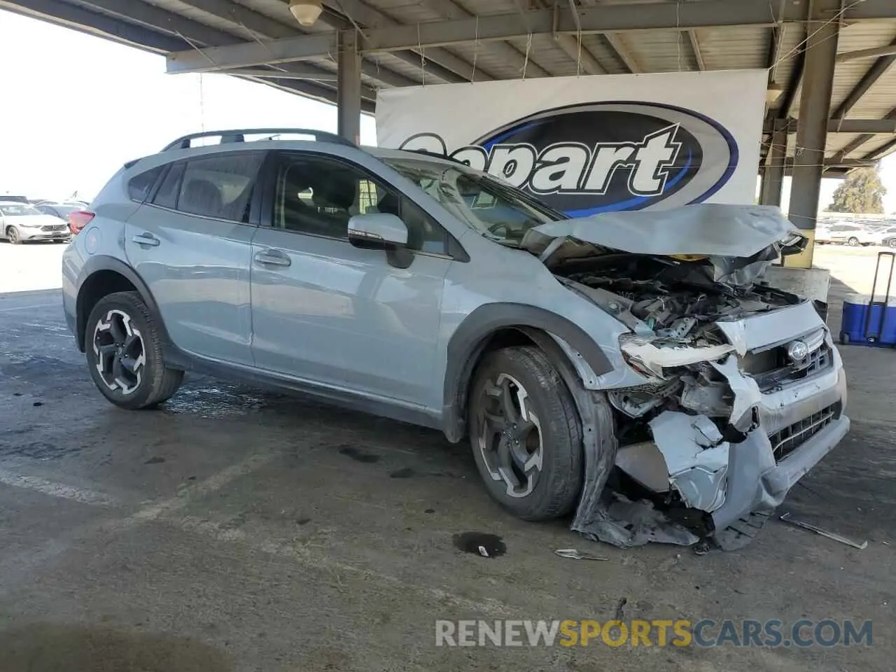4 fotografías del automóvil dañado JF2GTHNC1NH287625 SUBARU CROSSTREK 2022