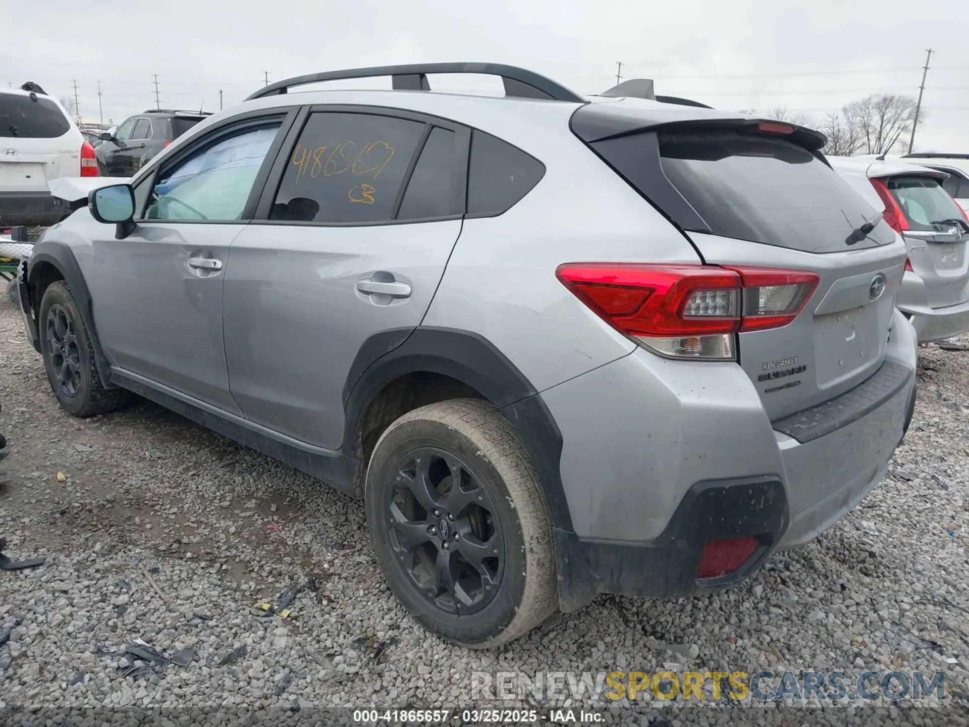 3 fotografías del automóvil dañado JF2GTHRC2NH277258 SUBARU CROSSTREK 2022