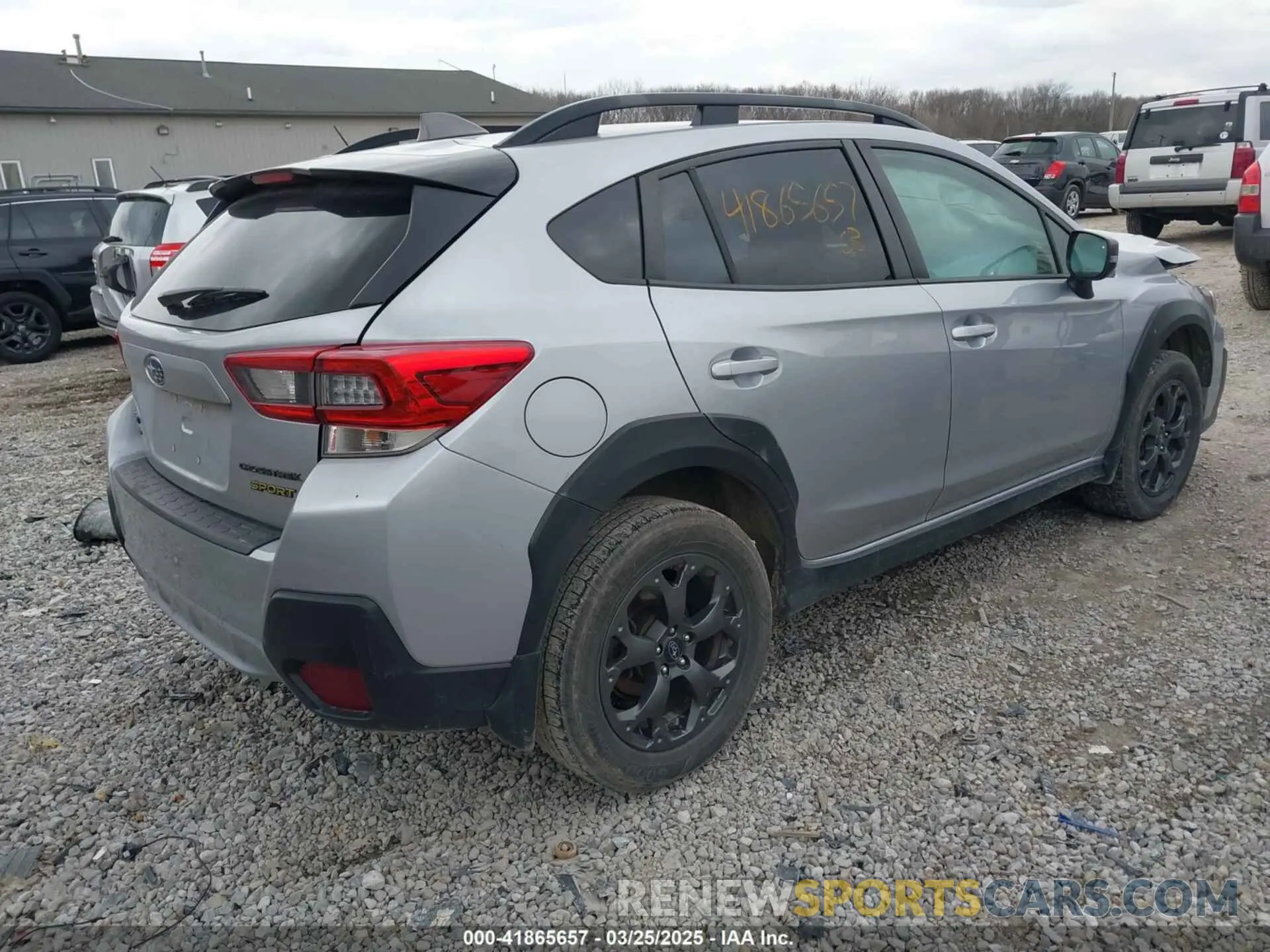 4 fotografías del automóvil dañado JF2GTHRC2NH277258 SUBARU CROSSTREK 2022