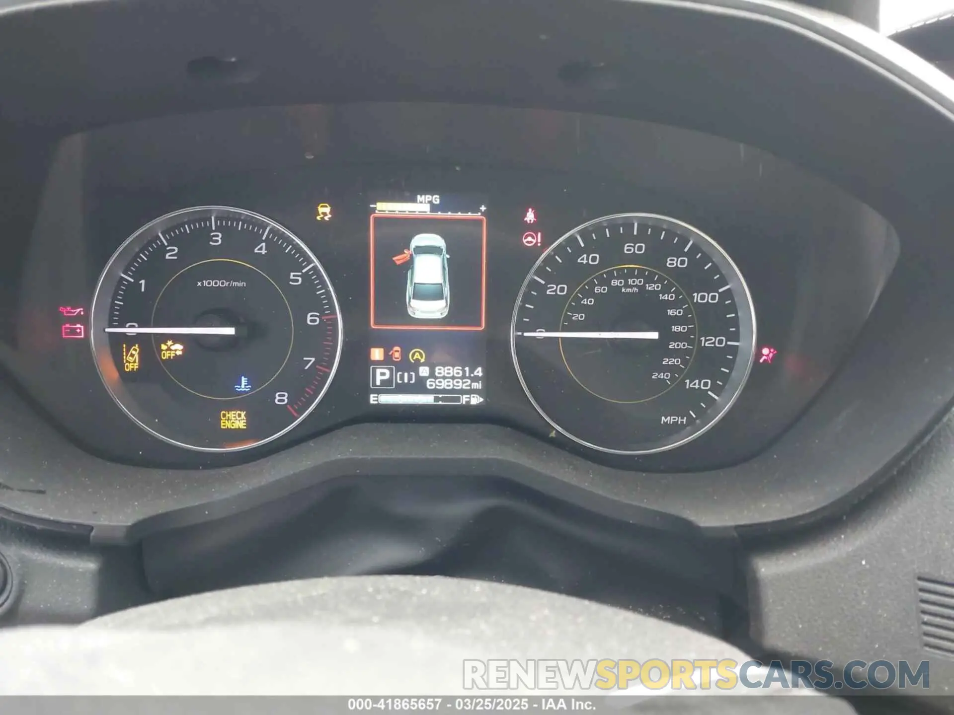 7 fotografías del automóvil dañado JF2GTHRC2NH277258 SUBARU CROSSTREK 2022