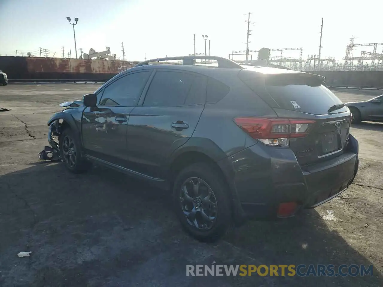 2 fotografías del automóvil dañado JF2GTHRC4NH237652 SUBARU CROSSTREK 2022