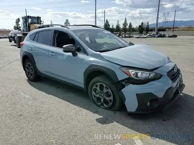 12 fotografías del automóvil dañado JF2GTHSC0NH219787 SUBARU CROSSTREK 2022
