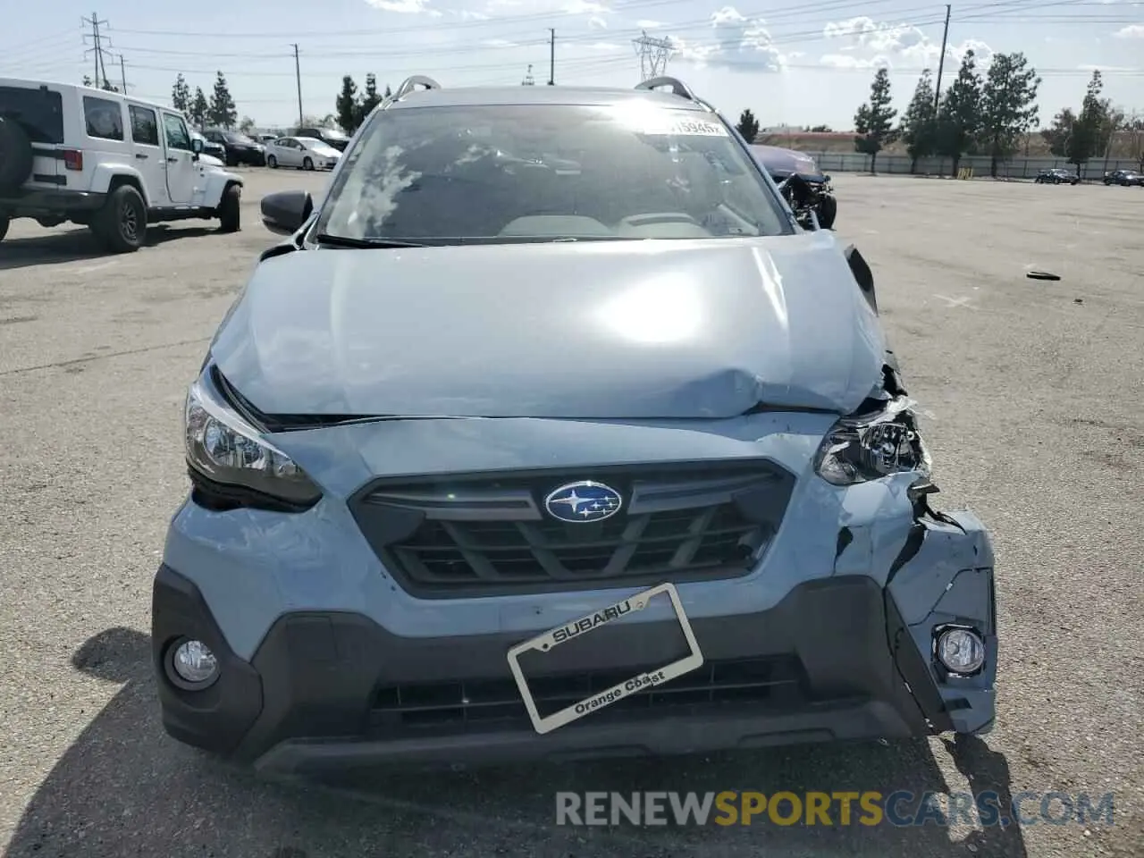 5 fotografías del automóvil dañado JF2GTHSC0NH219787 SUBARU CROSSTREK 2022