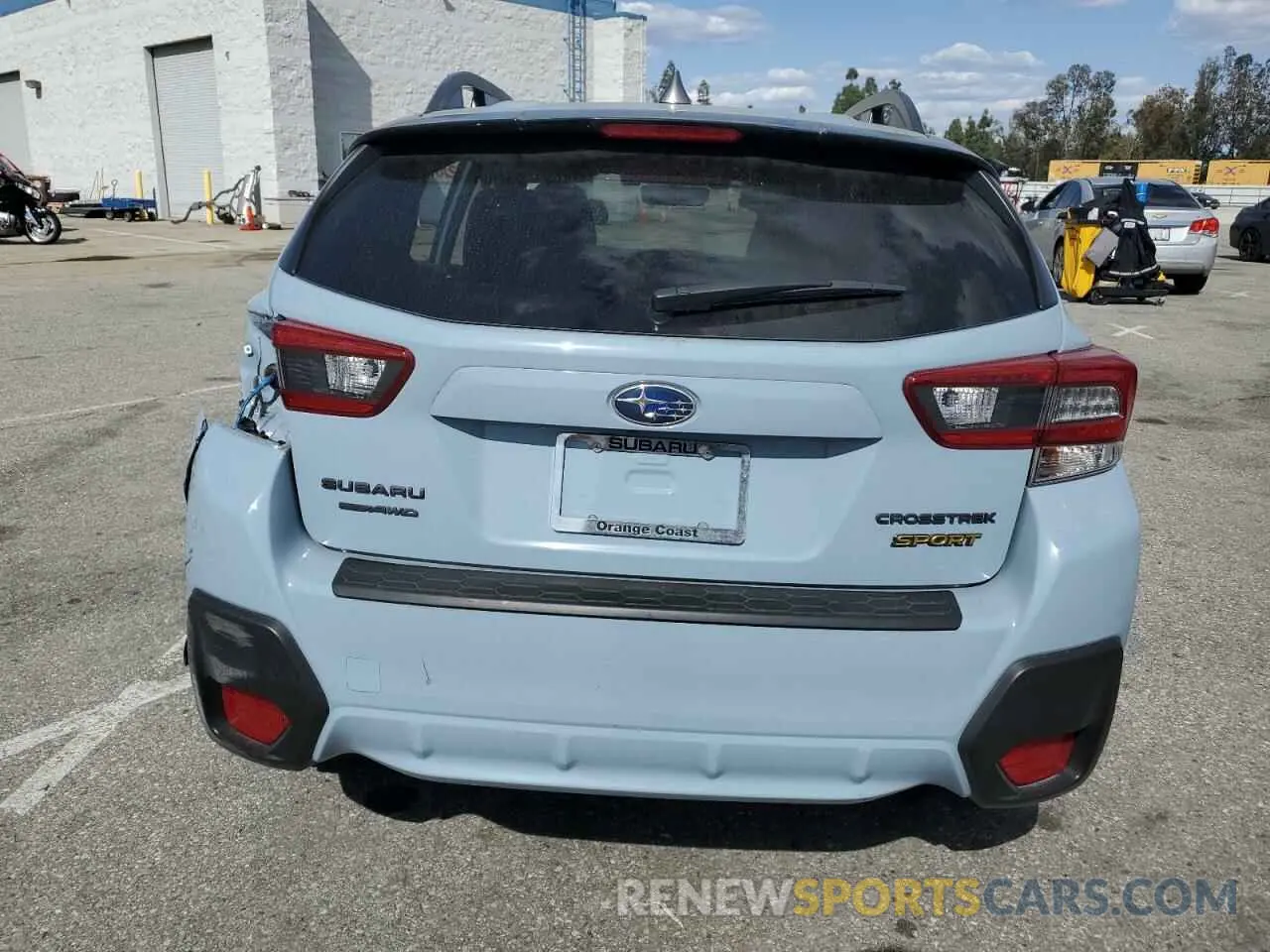 6 fotografías del automóvil dañado JF2GTHSC0NH219787 SUBARU CROSSTREK 2022