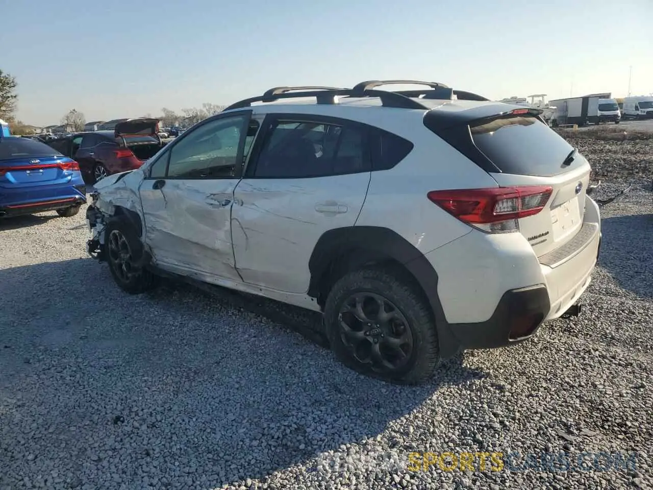 2 fotografías del automóvil dañado JF2GTHSC0NH276510 SUBARU CROSSTREK 2022