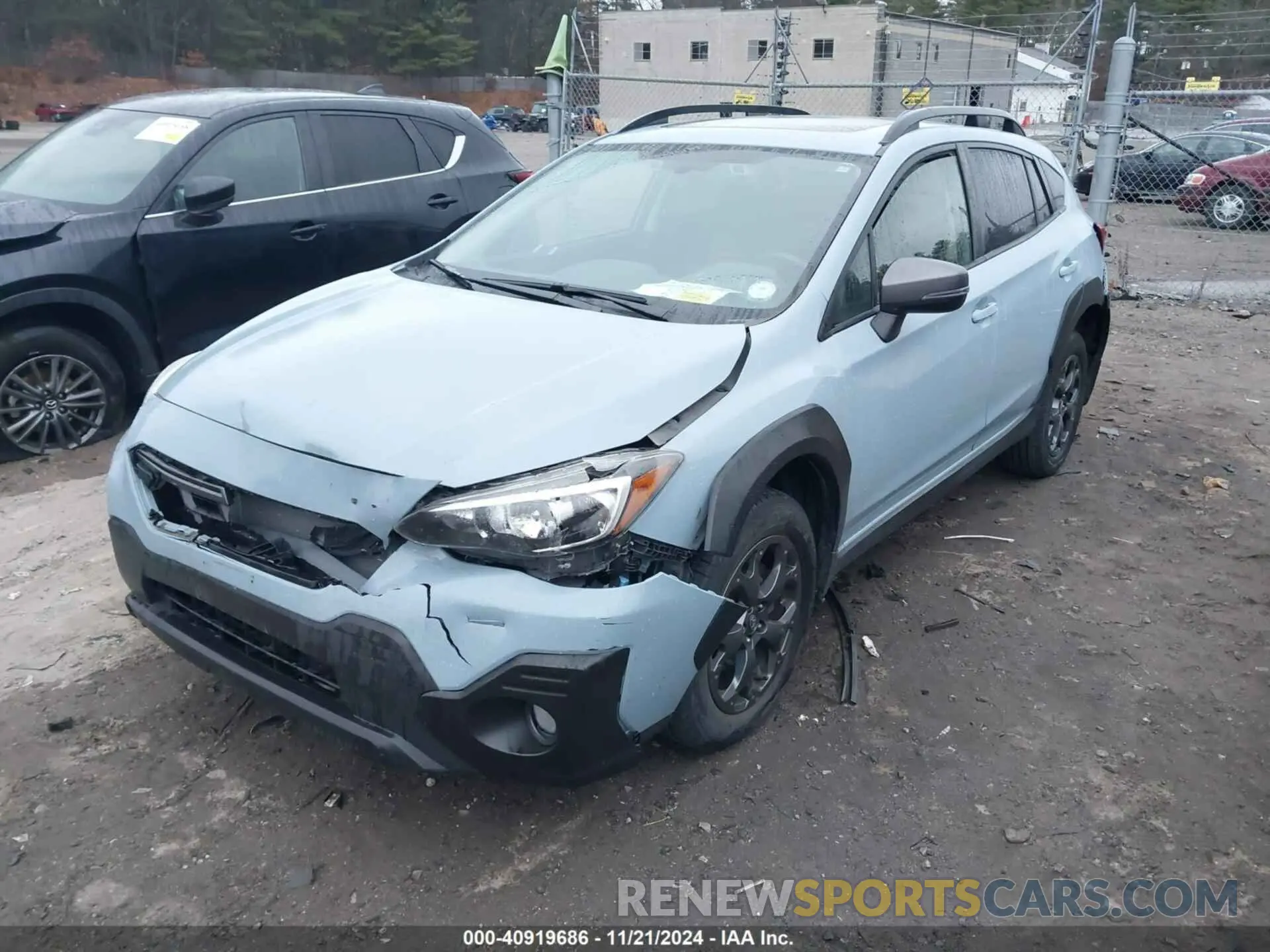 2 fotografías del automóvil dañado JF2GTHSC2NH241161 SUBARU CROSSTREK 2022