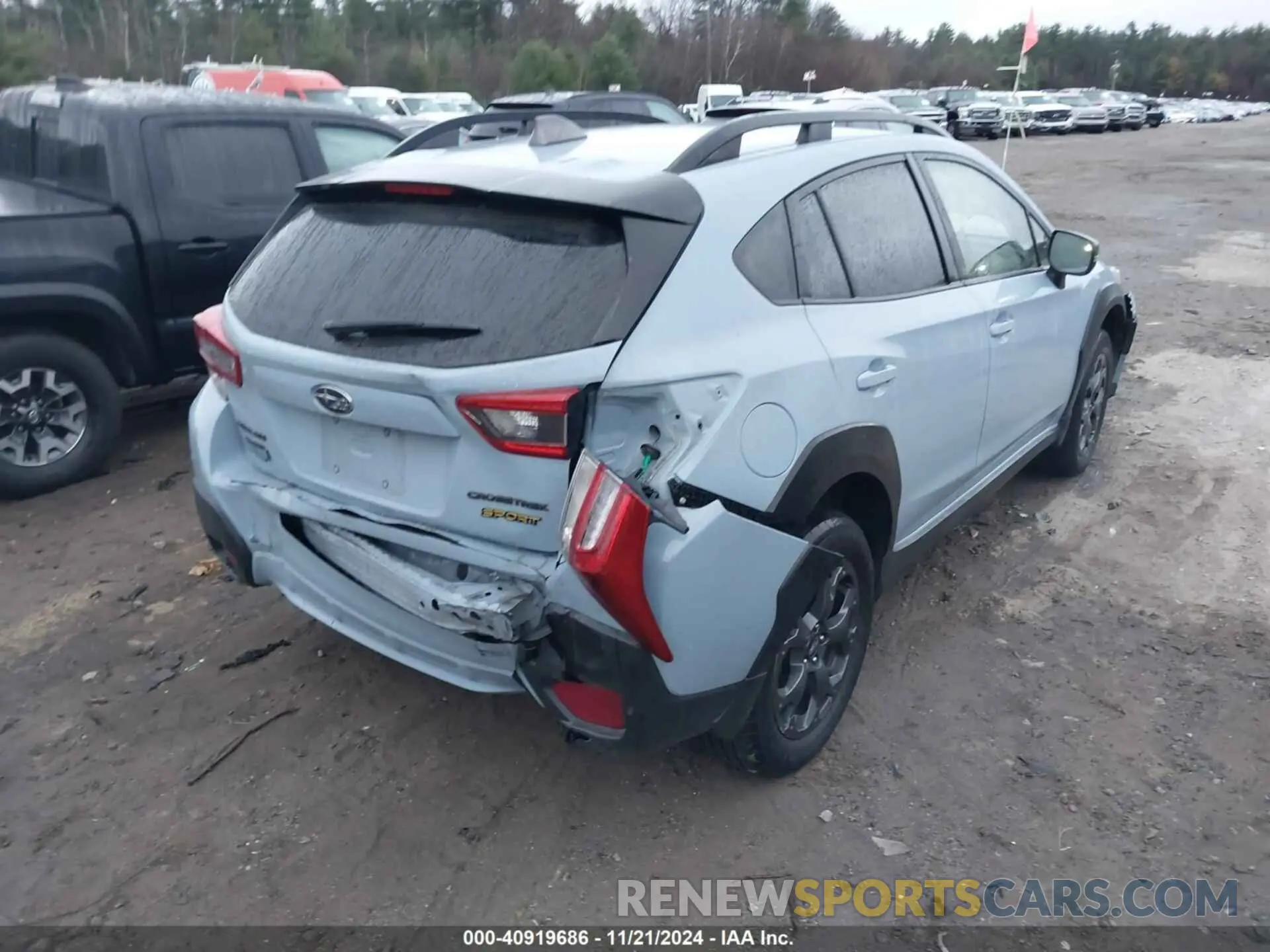 4 fotografías del automóvil dañado JF2GTHSC2NH241161 SUBARU CROSSTREK 2022