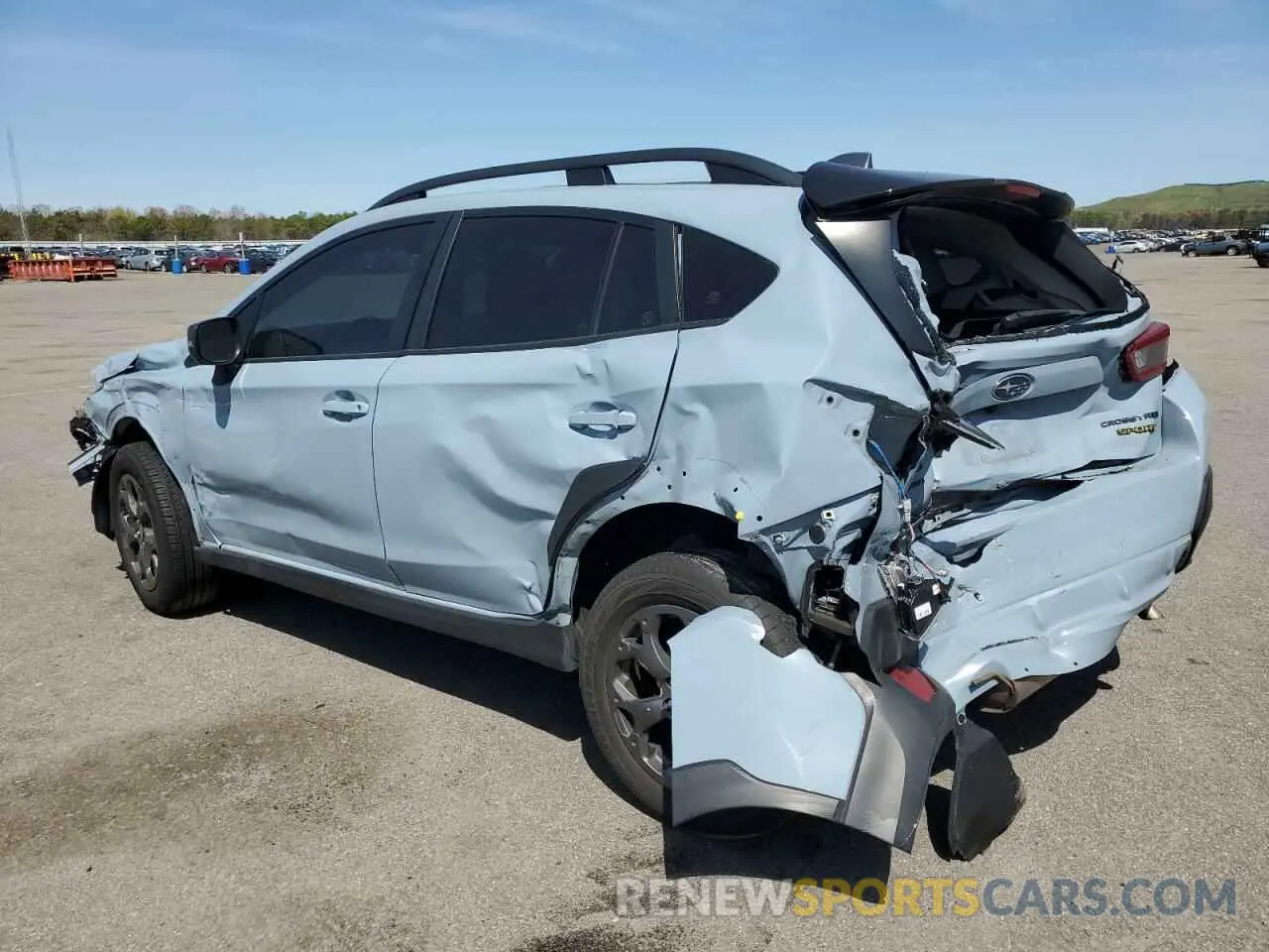 2 fotografías del automóvil dañado JF2GTHSC3NH272080 SUBARU CROSSTREK 2022