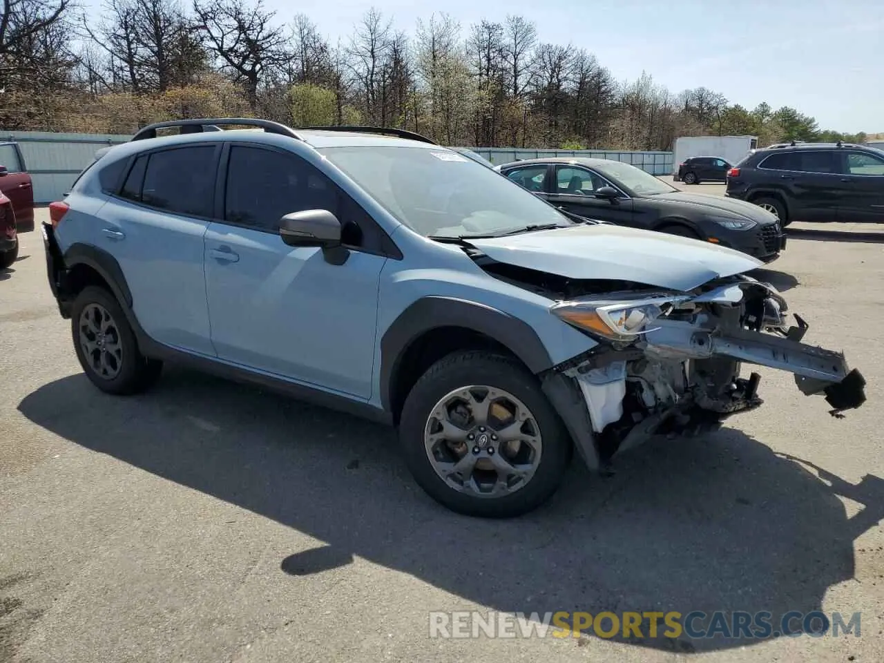4 fotografías del automóvil dañado JF2GTHSC3NH272080 SUBARU CROSSTREK 2022