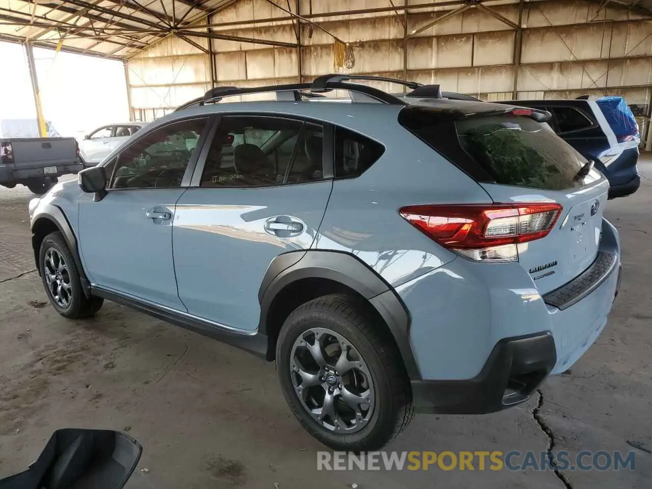 2 fotografías del automóvil dañado JF2GTHSC6NH210852 SUBARU CROSSTREK 2022