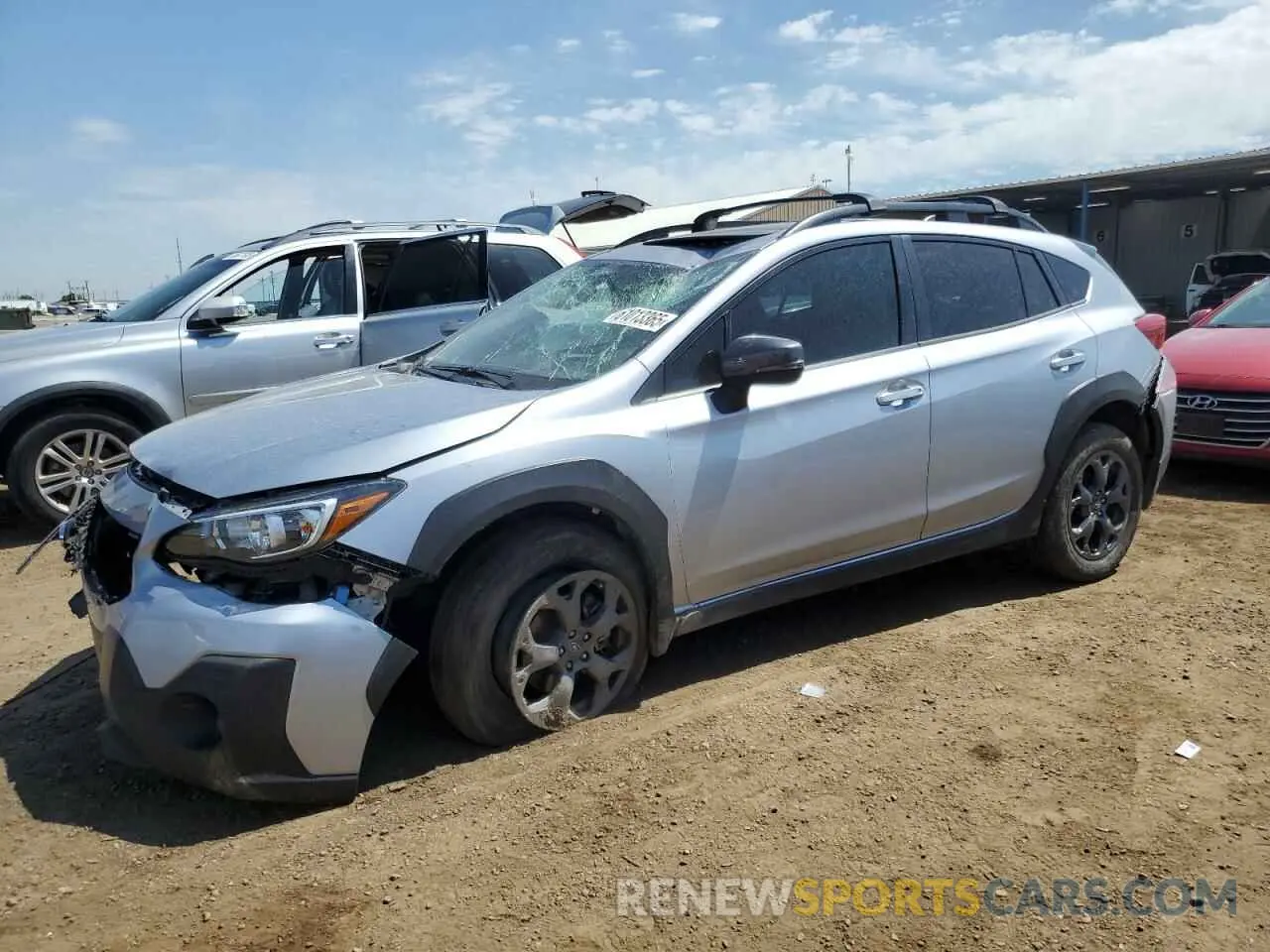 1 fotografías del automóvil dañado JF2GTHSC6NH286524 SUBARU CROSSTREK 2022