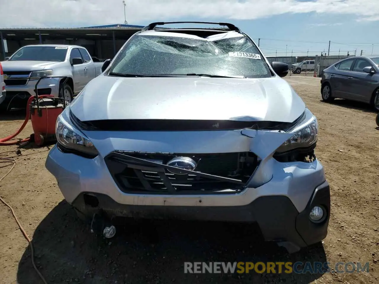 5 fotografías del automóvil dañado JF2GTHSC6NH286524 SUBARU CROSSTREK 2022