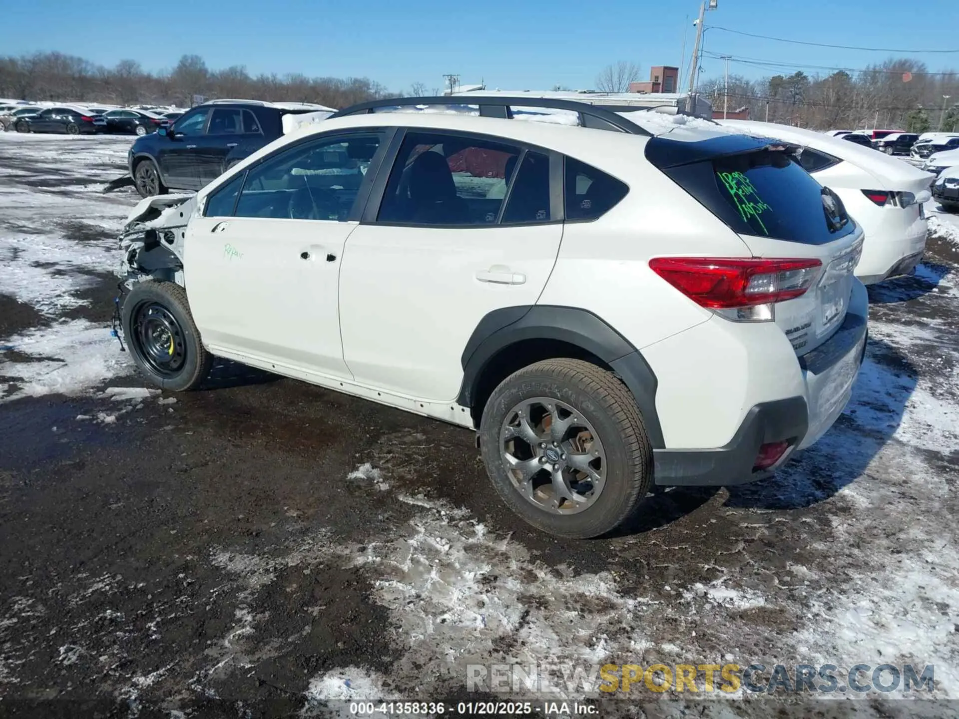 3 fotografías del automóvil dañado JF2GTHSC7NH216398 SUBARU CROSSTREK 2022
