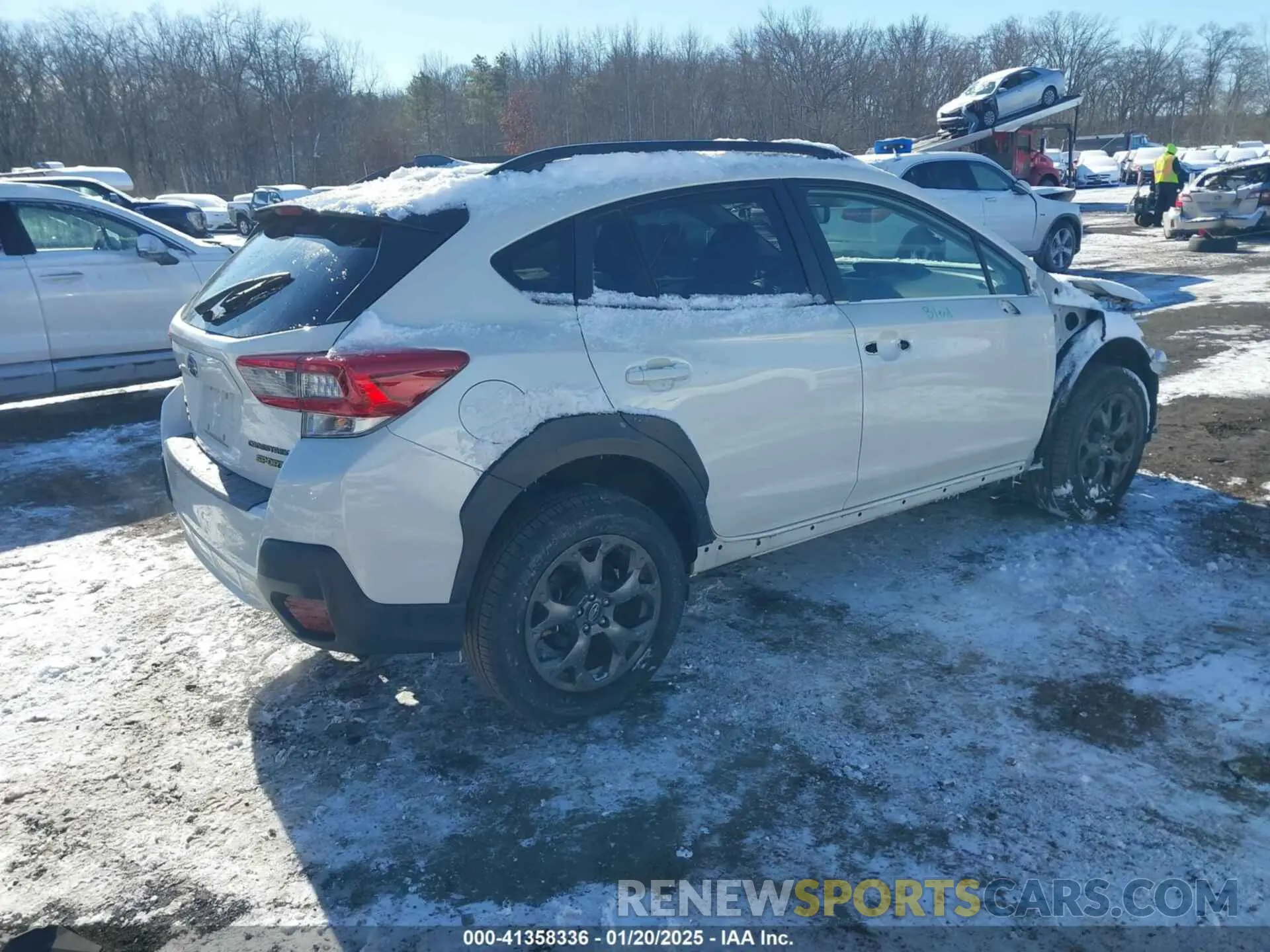 4 fotografías del automóvil dañado JF2GTHSC7NH216398 SUBARU CROSSTREK 2022