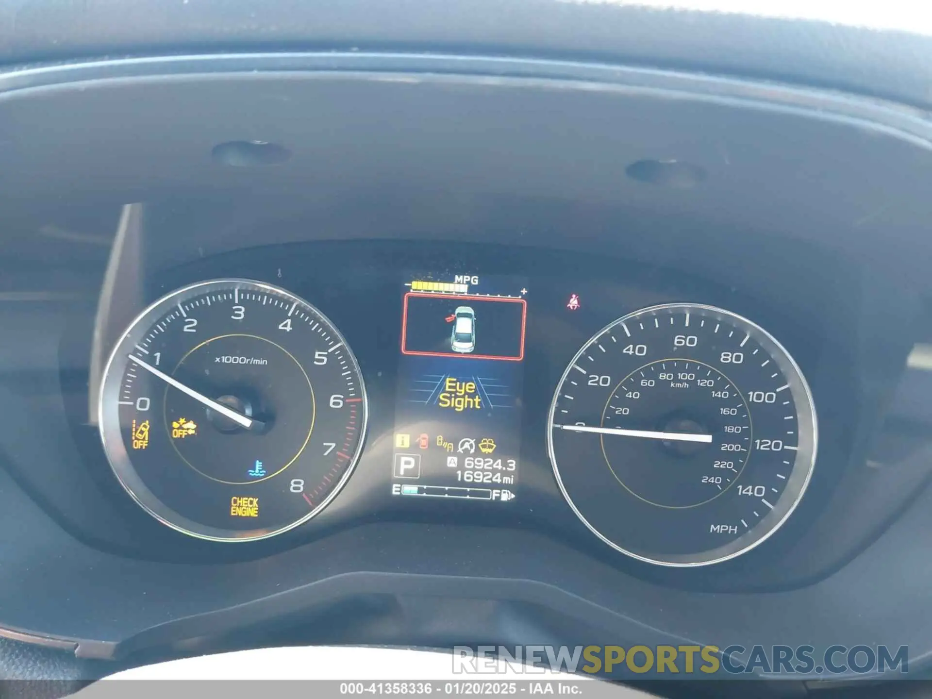 7 fotografías del automóvil dañado JF2GTHSC7NH216398 SUBARU CROSSTREK 2022