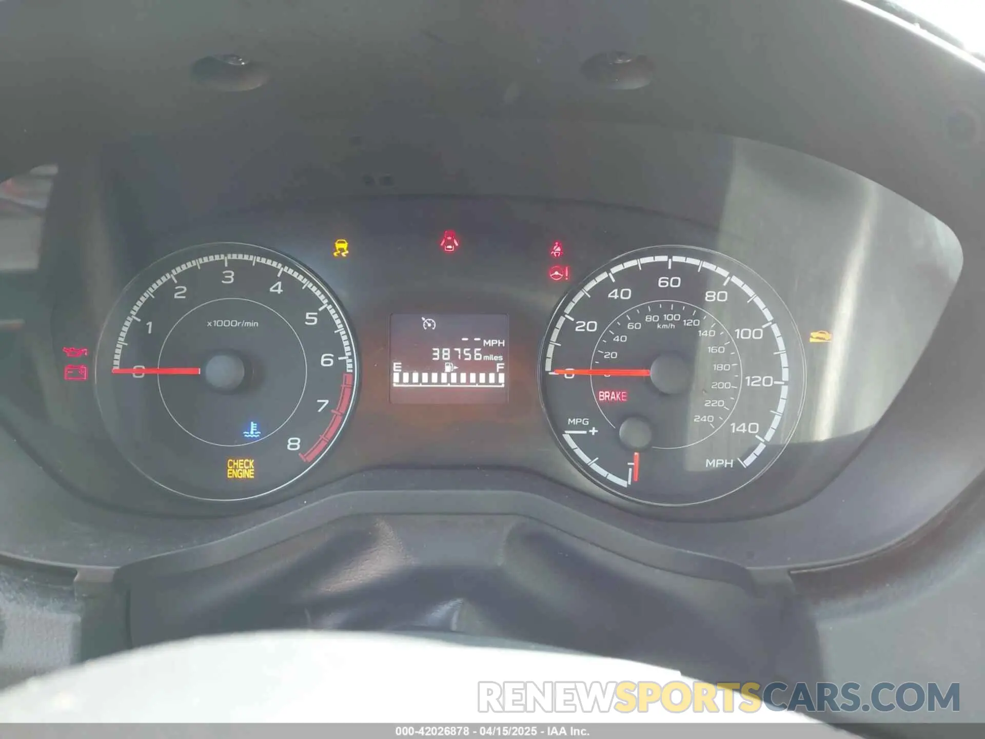 7 fotografías del automóvil dañado JF2GTAAC2P9298451 SUBARU CROSSTREK 2023