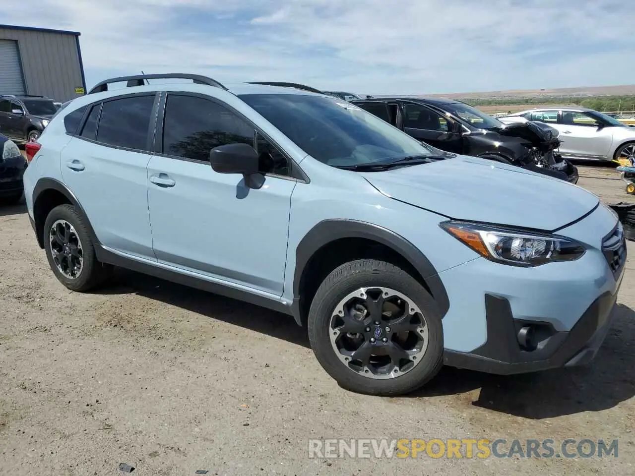 4 fotografías del automóvil dañado JF2GTABC0P8283290 SUBARU CROSSTREK 2023