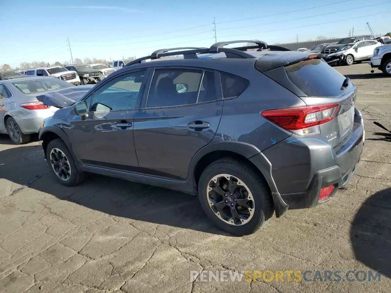2 fotografías del automóvil dañado JF2GTABC5PH278702 SUBARU CROSSTREK 2023