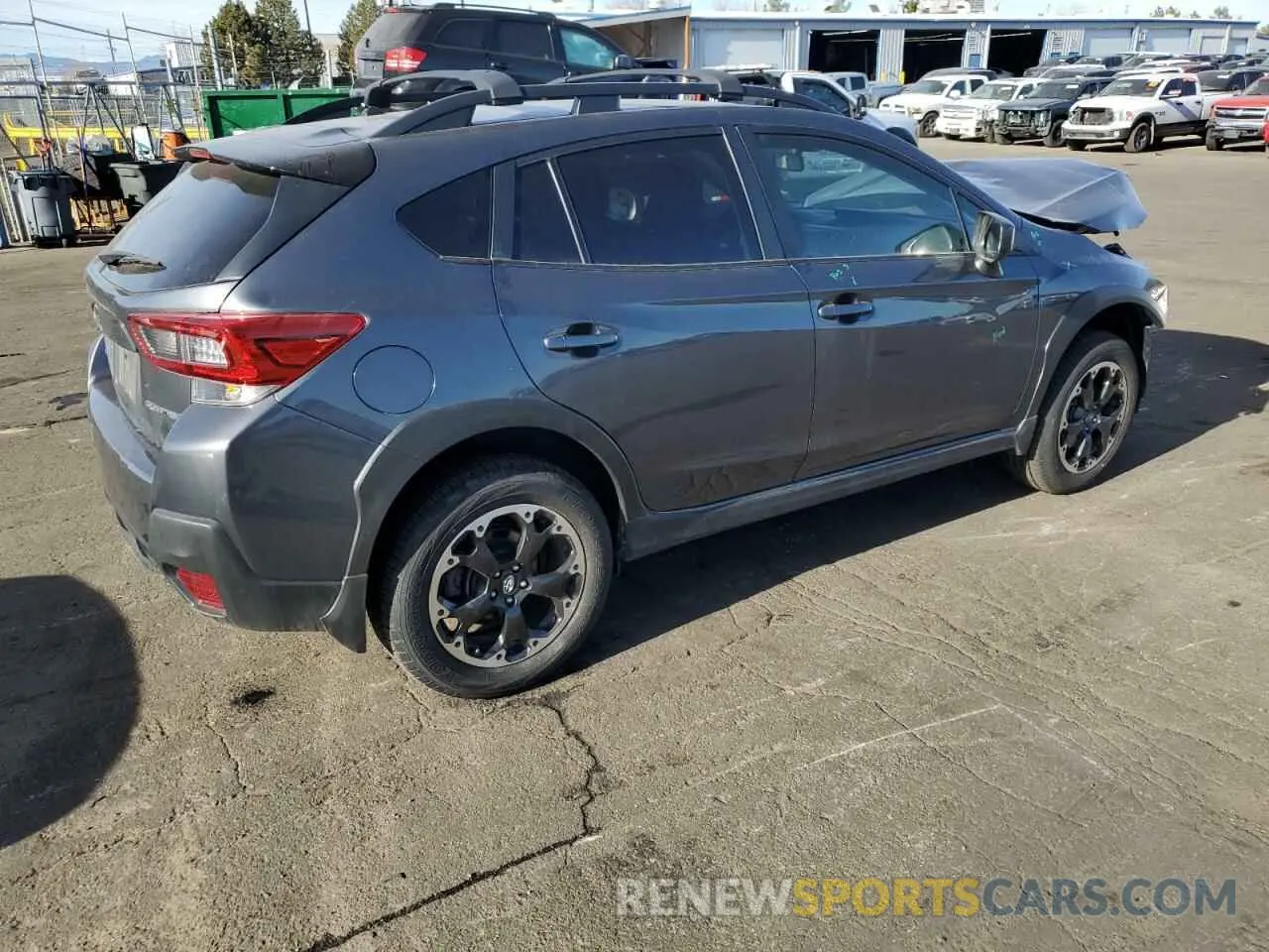3 fotografías del automóvil dañado JF2GTABC5PH278702 SUBARU CROSSTREK 2023