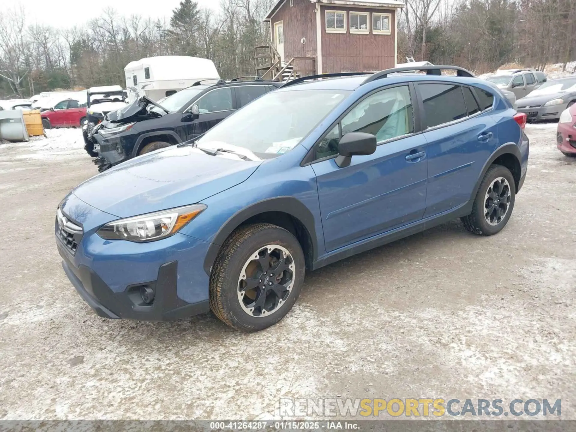 2 fotografías del automóvil dañado JF2GTABC7PH218405 SUBARU CROSSTREK 2023