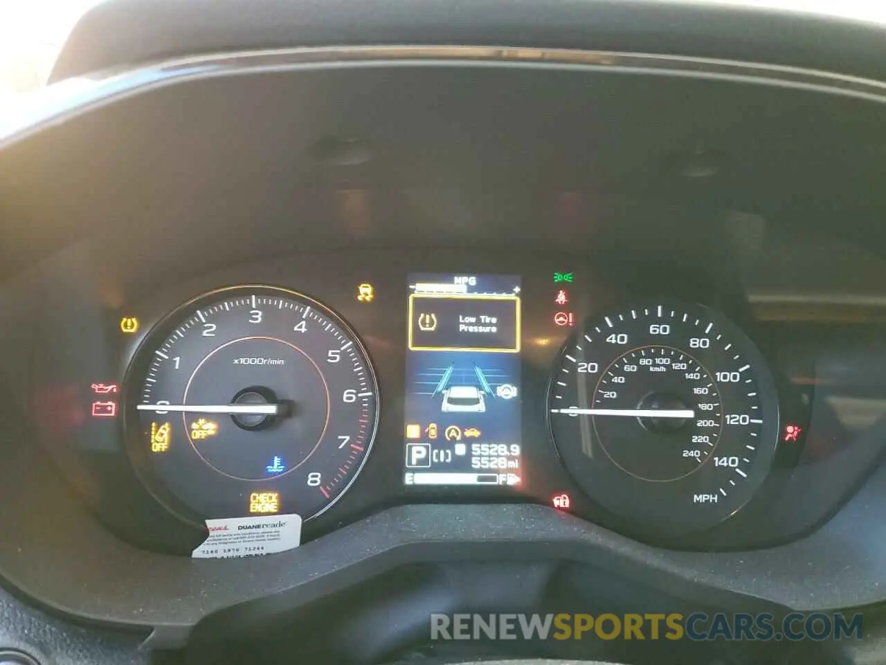 9 fotografías del automóvil dañado JF2GTABC9P8297513 SUBARU CROSSTREK 2023