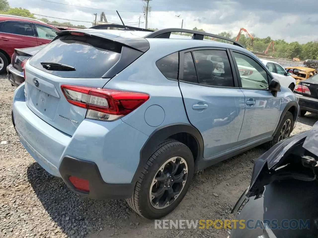 3 fotografías del automóvil dañado JF2GTABC9PH261403 SUBARU CROSSTREK 2023