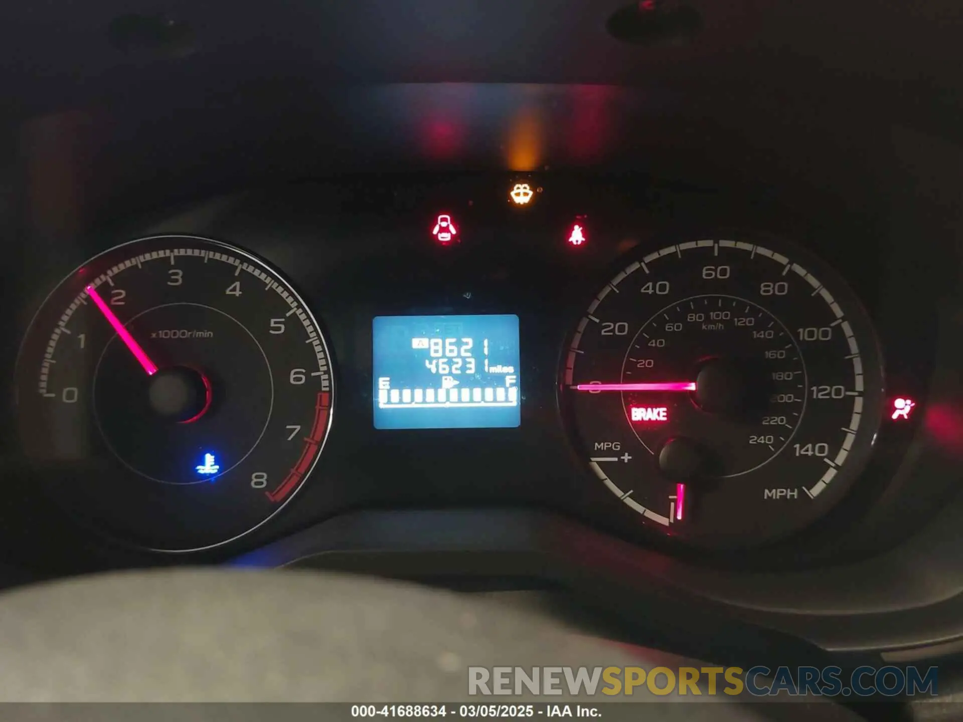 7 fotografías del automóvil dañado JF2GTACC2PG311000 SUBARU CROSSTREK 2023