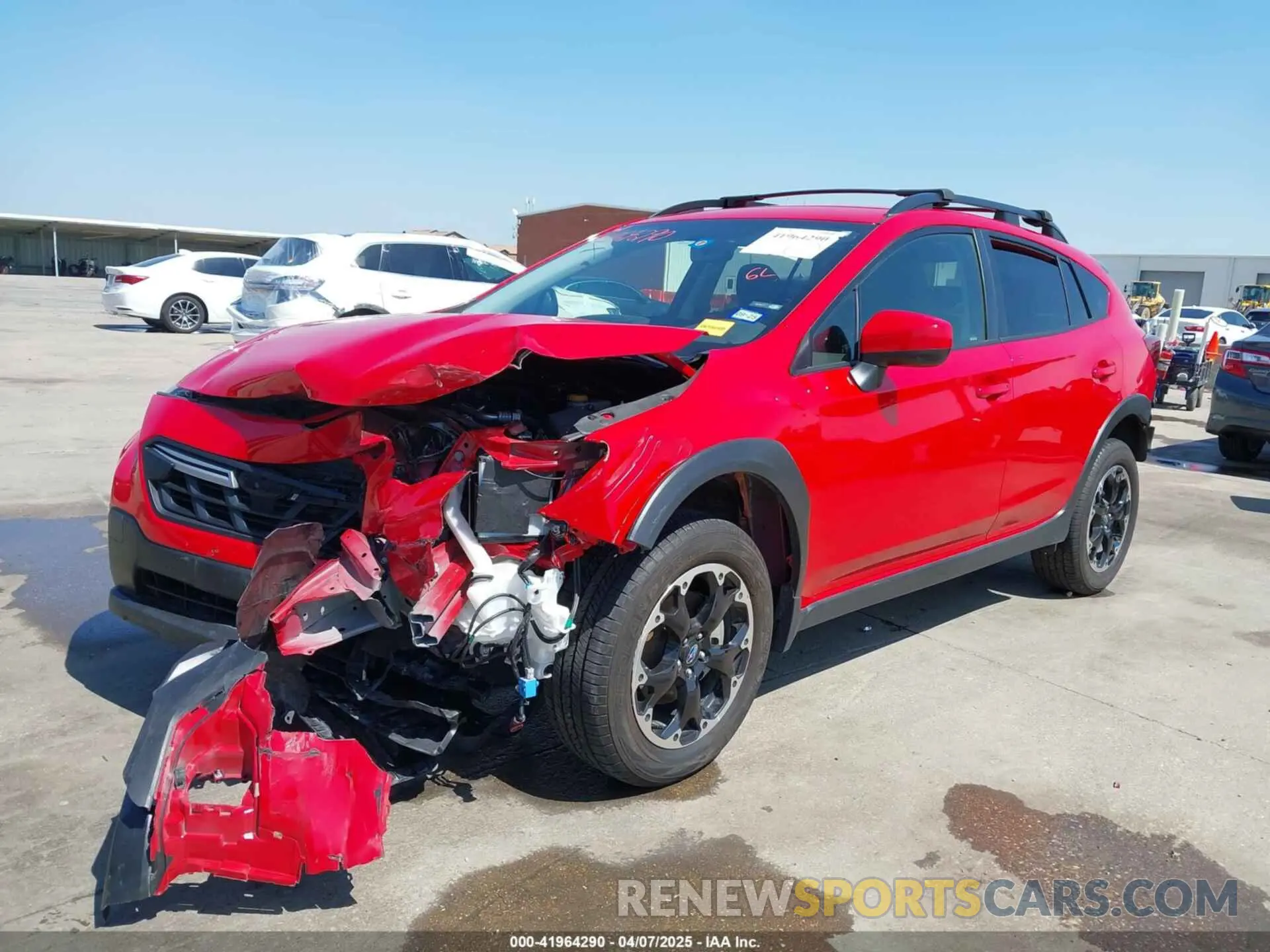2 fotografías del automóvil dañado JF2GTACC7PG207022 SUBARU CROSSTREK 2023