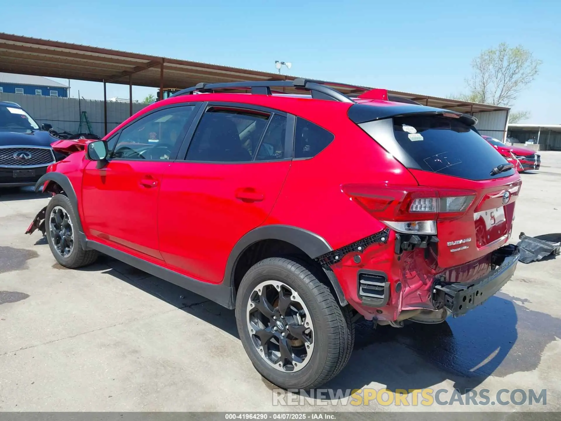 3 fotografías del automóvil dañado JF2GTACC7PG207022 SUBARU CROSSTREK 2023