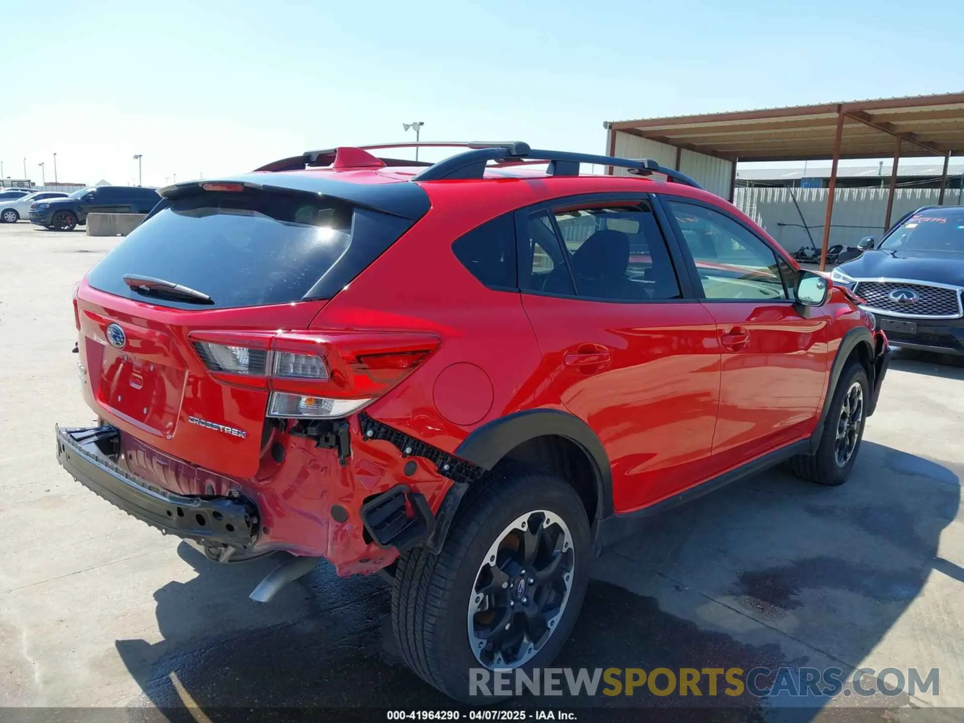 4 fotografías del automóvil dañado JF2GTACC7PG207022 SUBARU CROSSTREK 2023