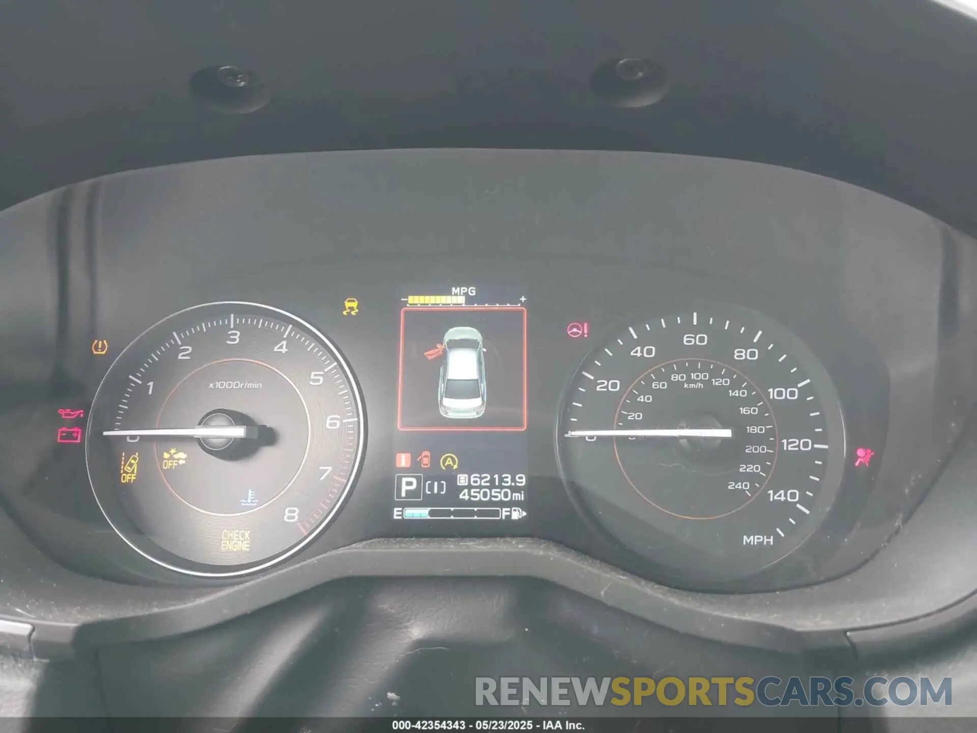 7 fotografías del automóvil dañado JF2GTAEC5PH263564 SUBARU CROSSTREK 2023