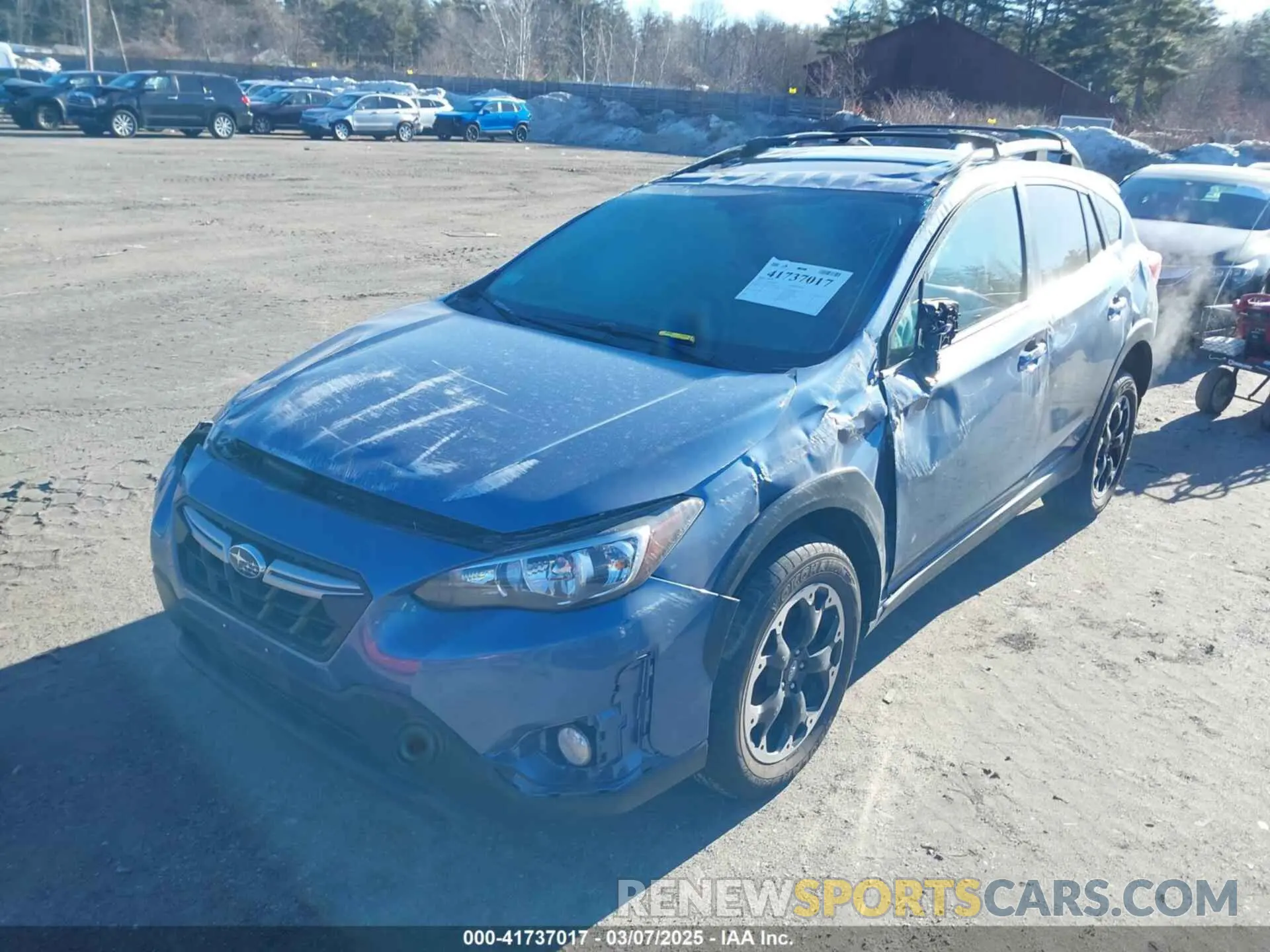 2 fotografías del automóvil dañado JF2GTAEC6PH243906 SUBARU CROSSTREK 2023