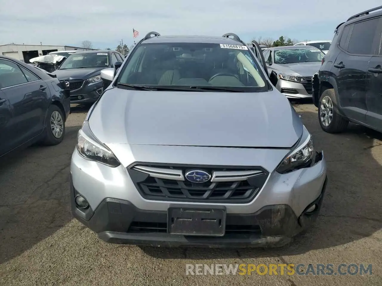 5 fotografías del automóvil dañado JF2GTAECXPH206034 SUBARU CROSSTREK 2023