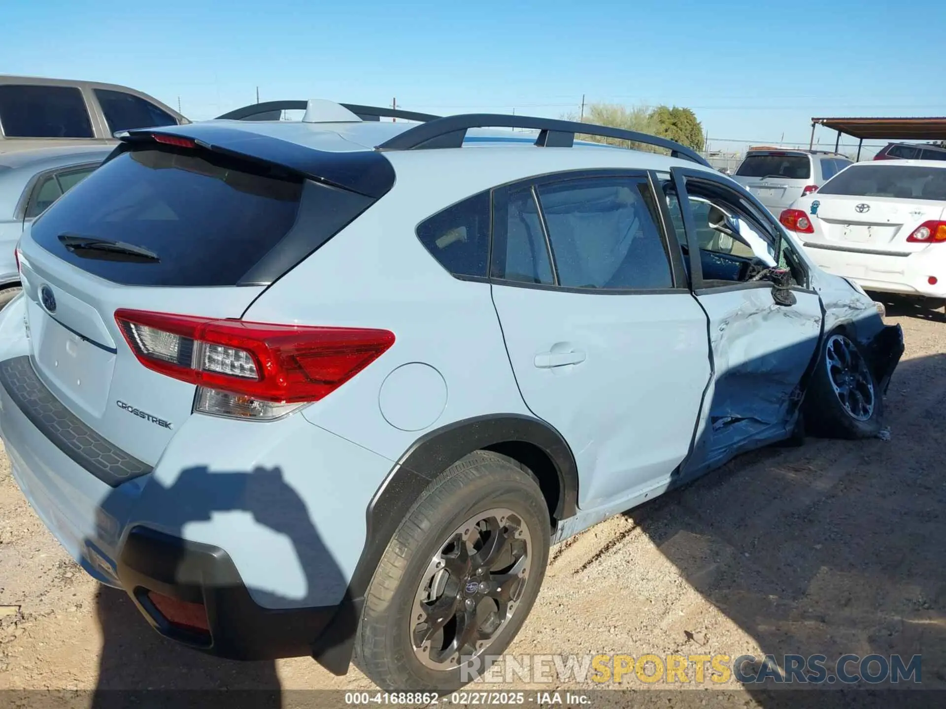4 fotografías del automóvil dañado JF2GTAPC0P8327376 SUBARU CROSSTREK 2023