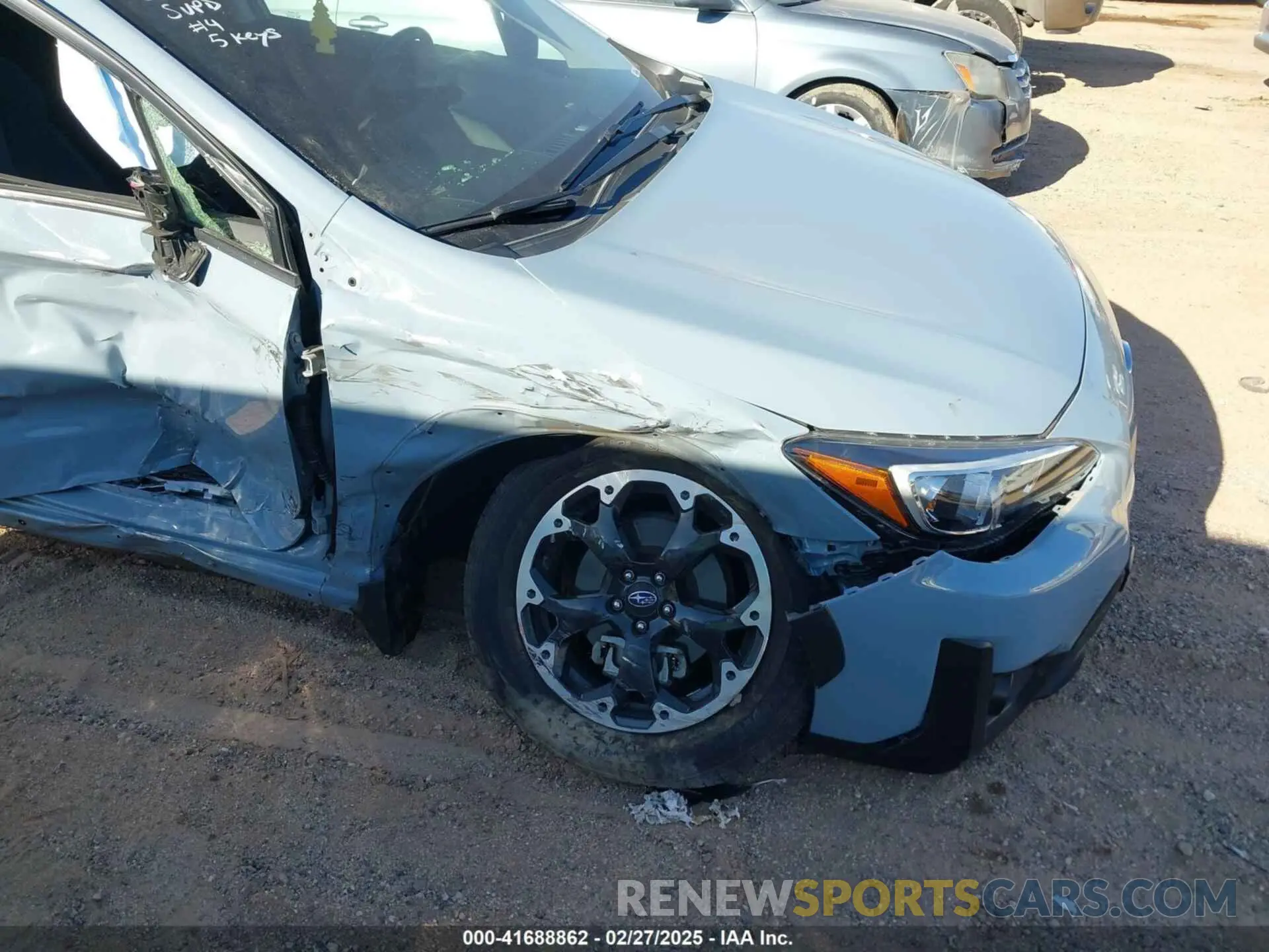 6 fotografías del automóvil dañado JF2GTAPC0P8327376 SUBARU CROSSTREK 2023