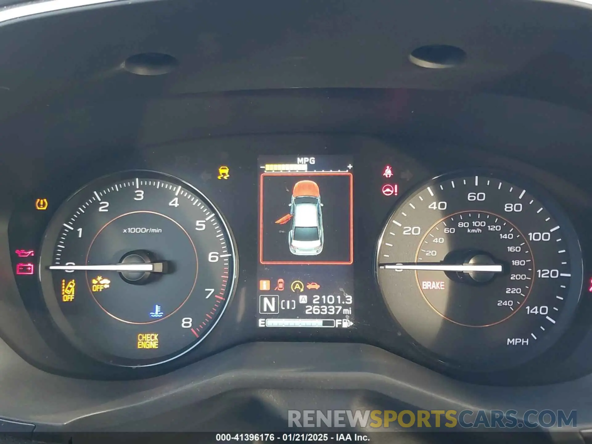 7 fotografías del automóvil dañado JF2GTAPC1P8287454 SUBARU CROSSTREK 2023